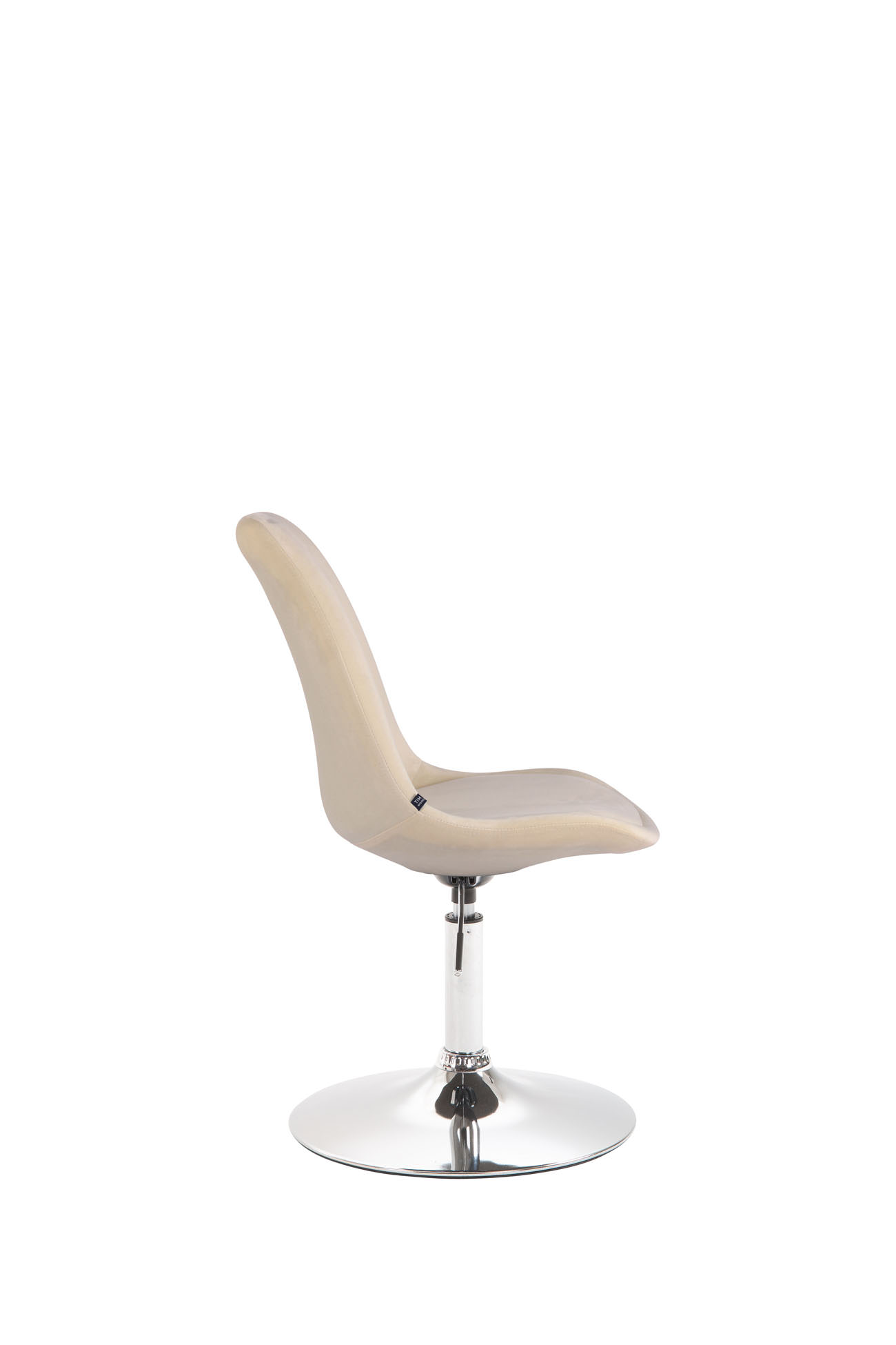 Chaise de salle à manger Maverick en velours avec pied trompette
