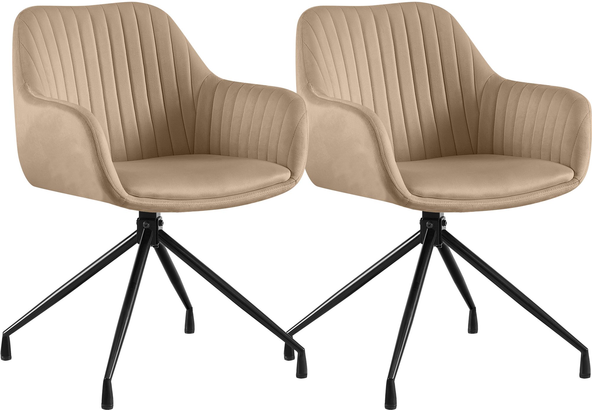 Lot de 2 chaises de salle a manger Novanis