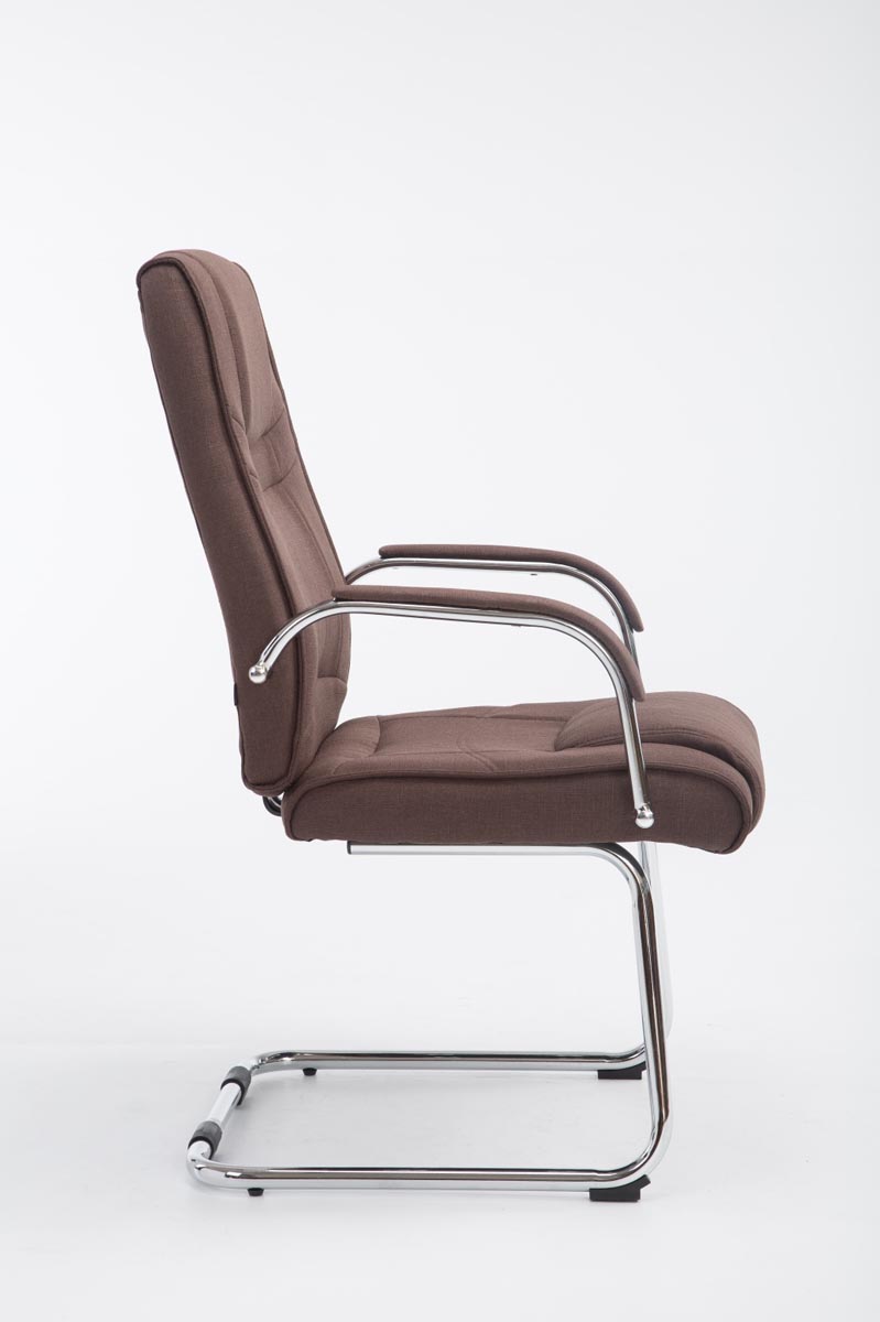Chaise visiteur Attila tissu