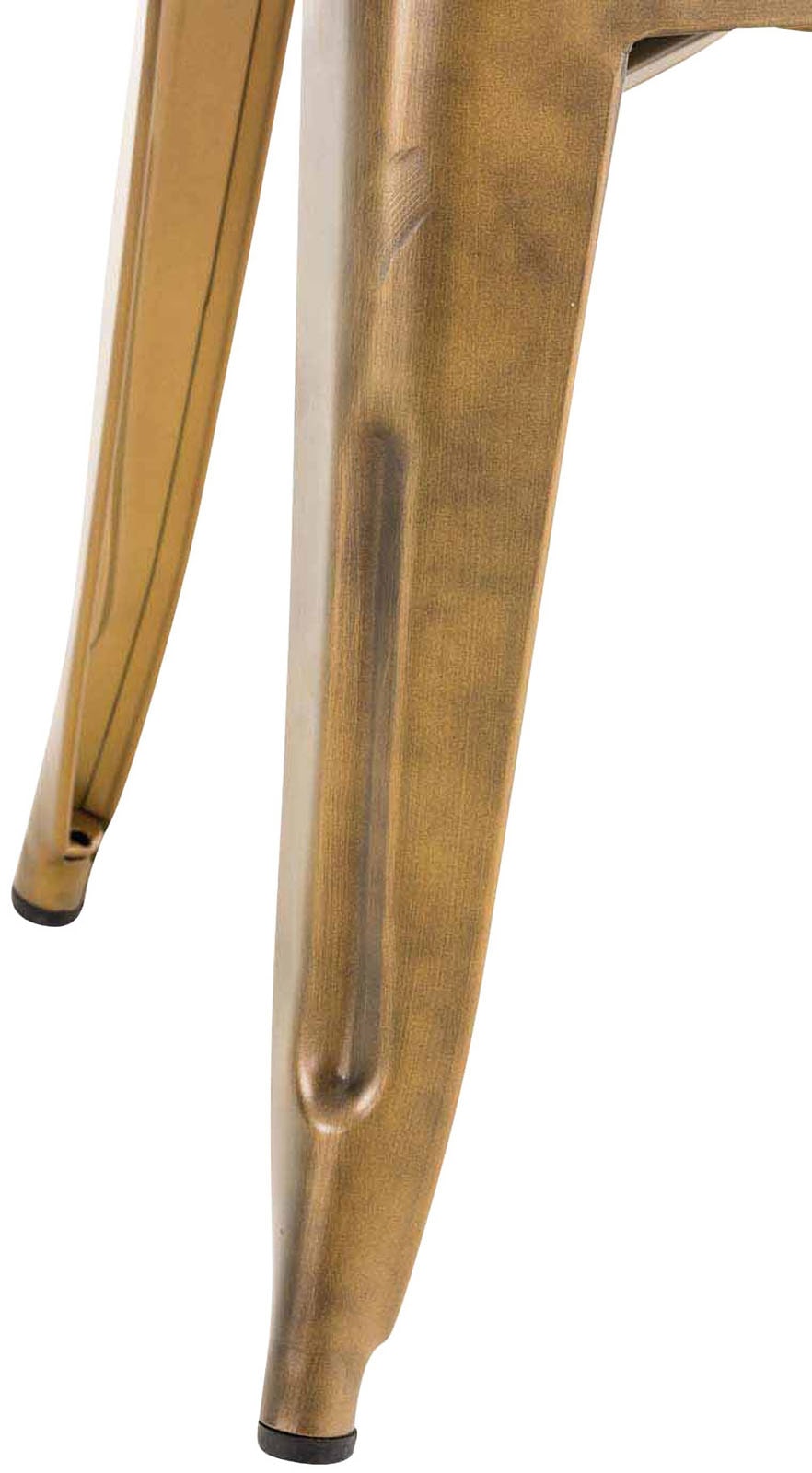 Lot de 4 tabourets bas au style industriel Armin en métal
