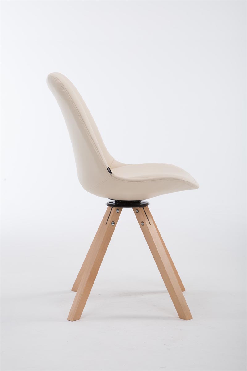 Chaise Calais pivotante pieds carrés
