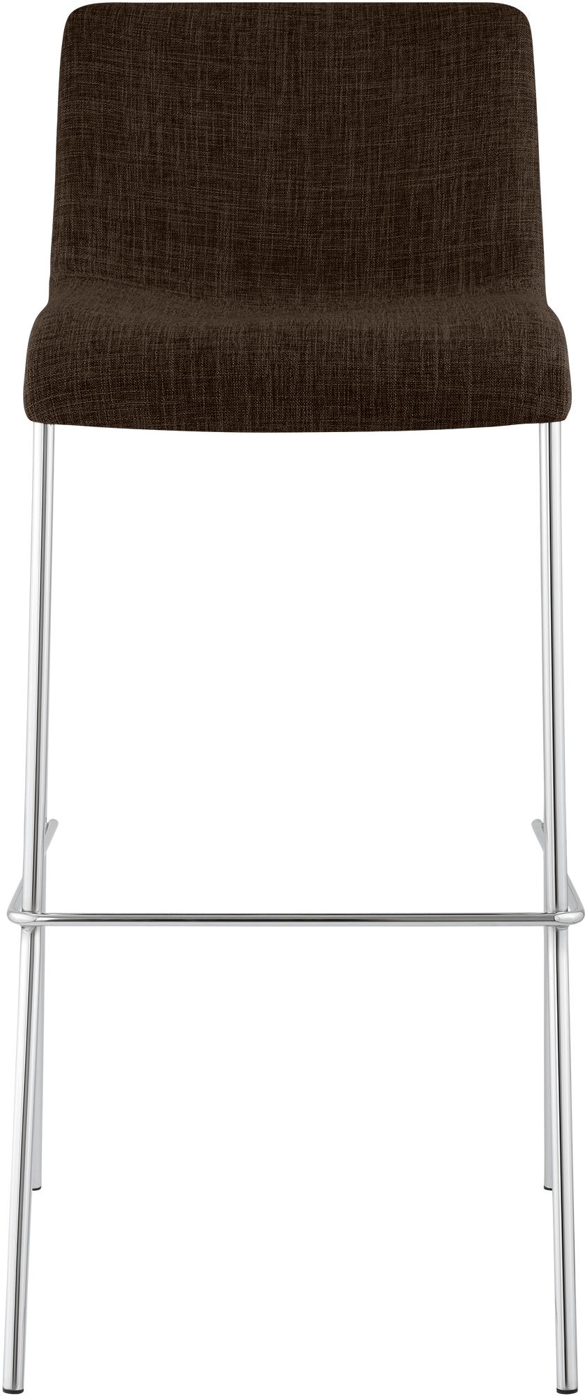 Tabouret de bar Hover en tissu avec pied a 4 branches