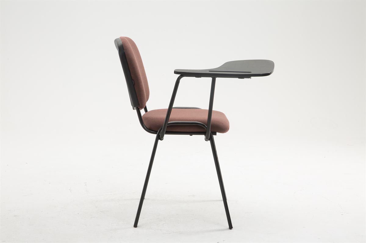 Chaise Ken en tissu avec tablette rabattable