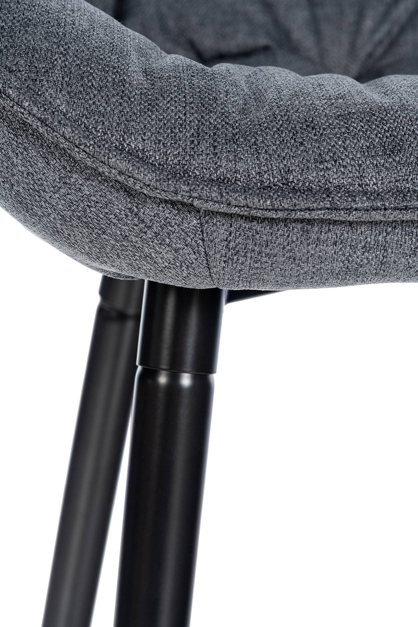 Lot de 2 Tabourets de bar Gibson avec Pieds en Métal