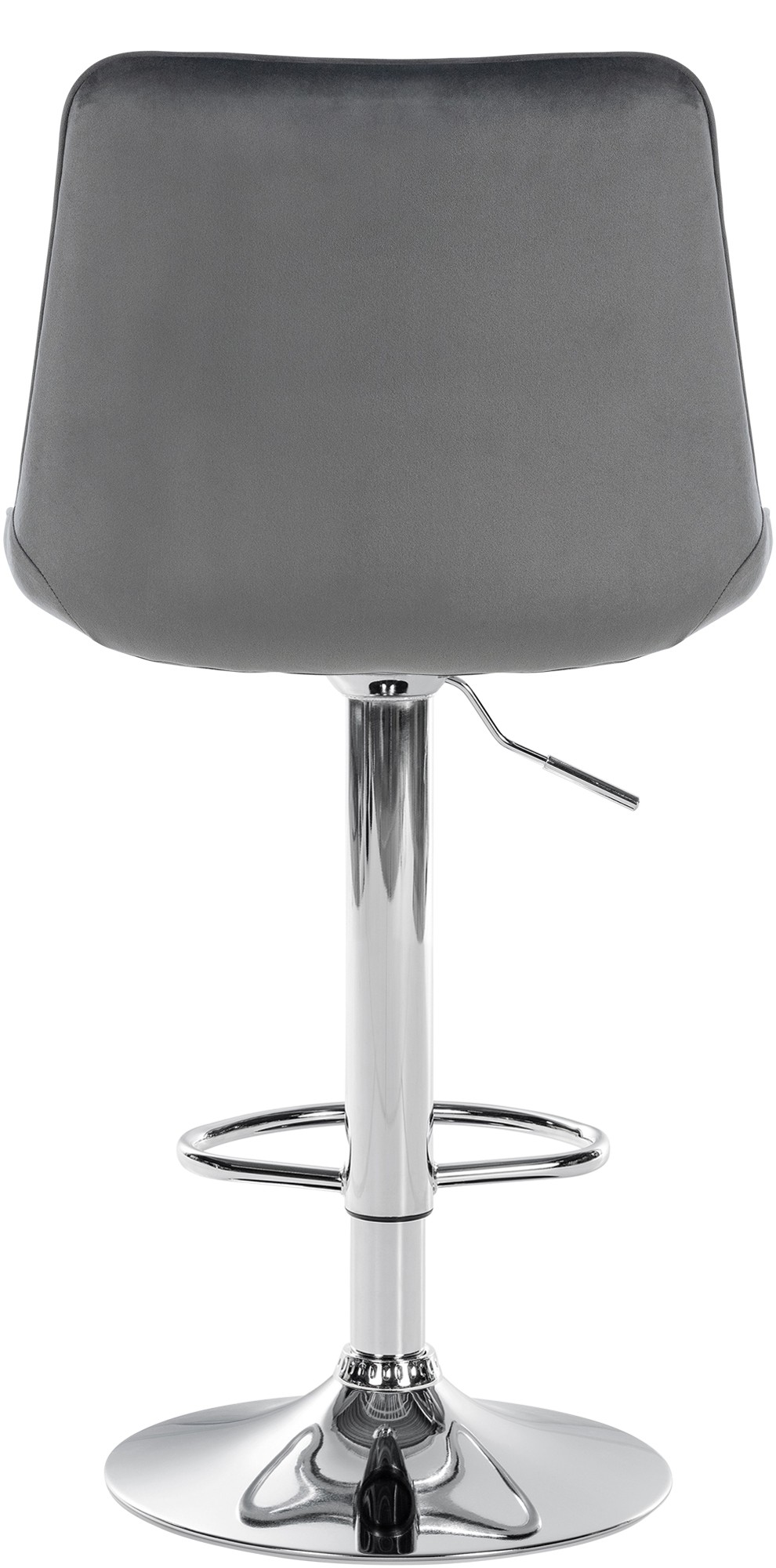Lot de 2 tabourets de bar Toni velours
