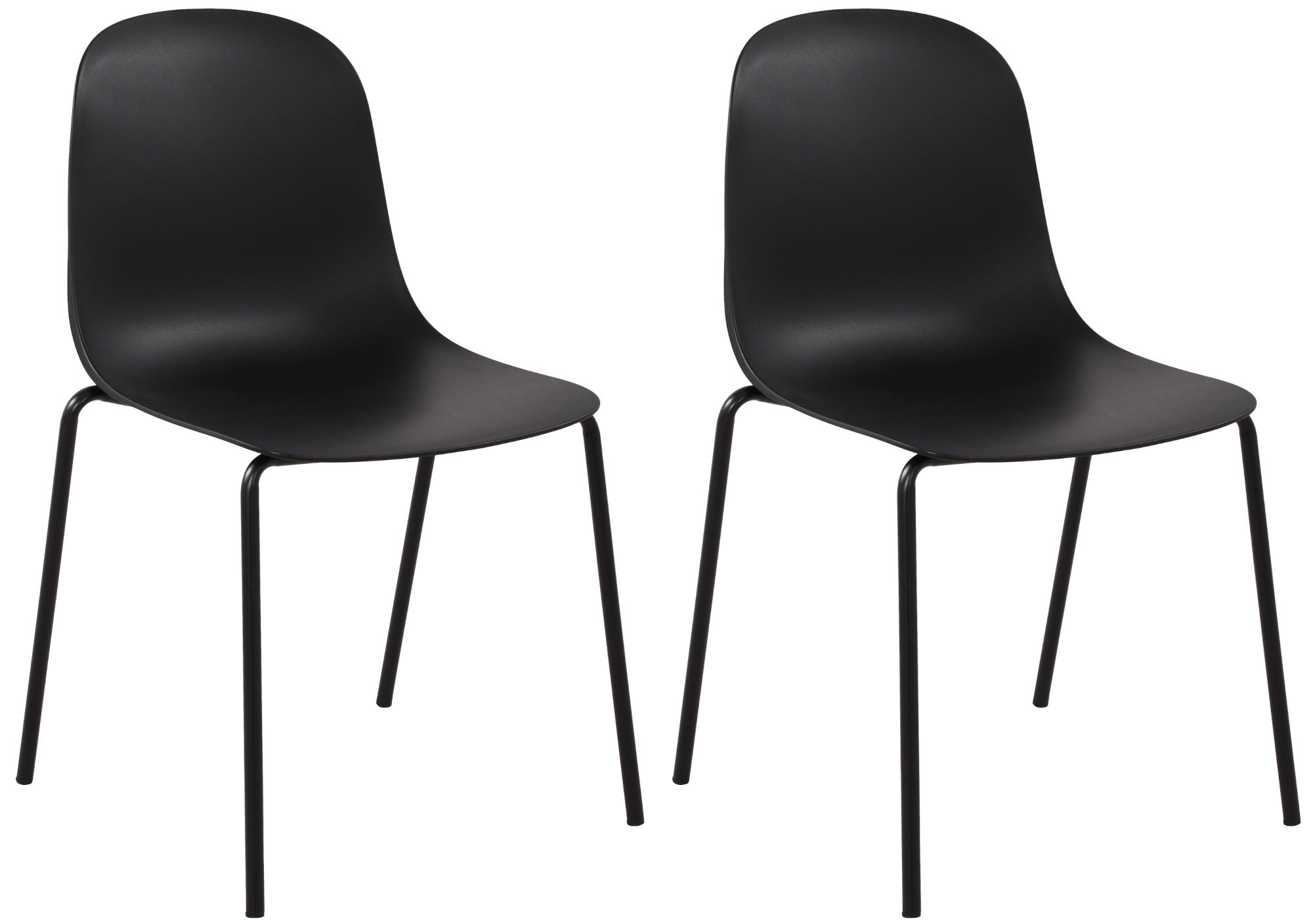 Lot de 2 chaises de jardin Hardin