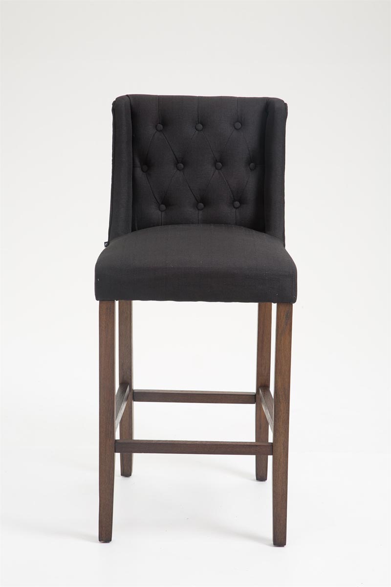 Lot de 2 Tabourets de bar Cassandra Tissu