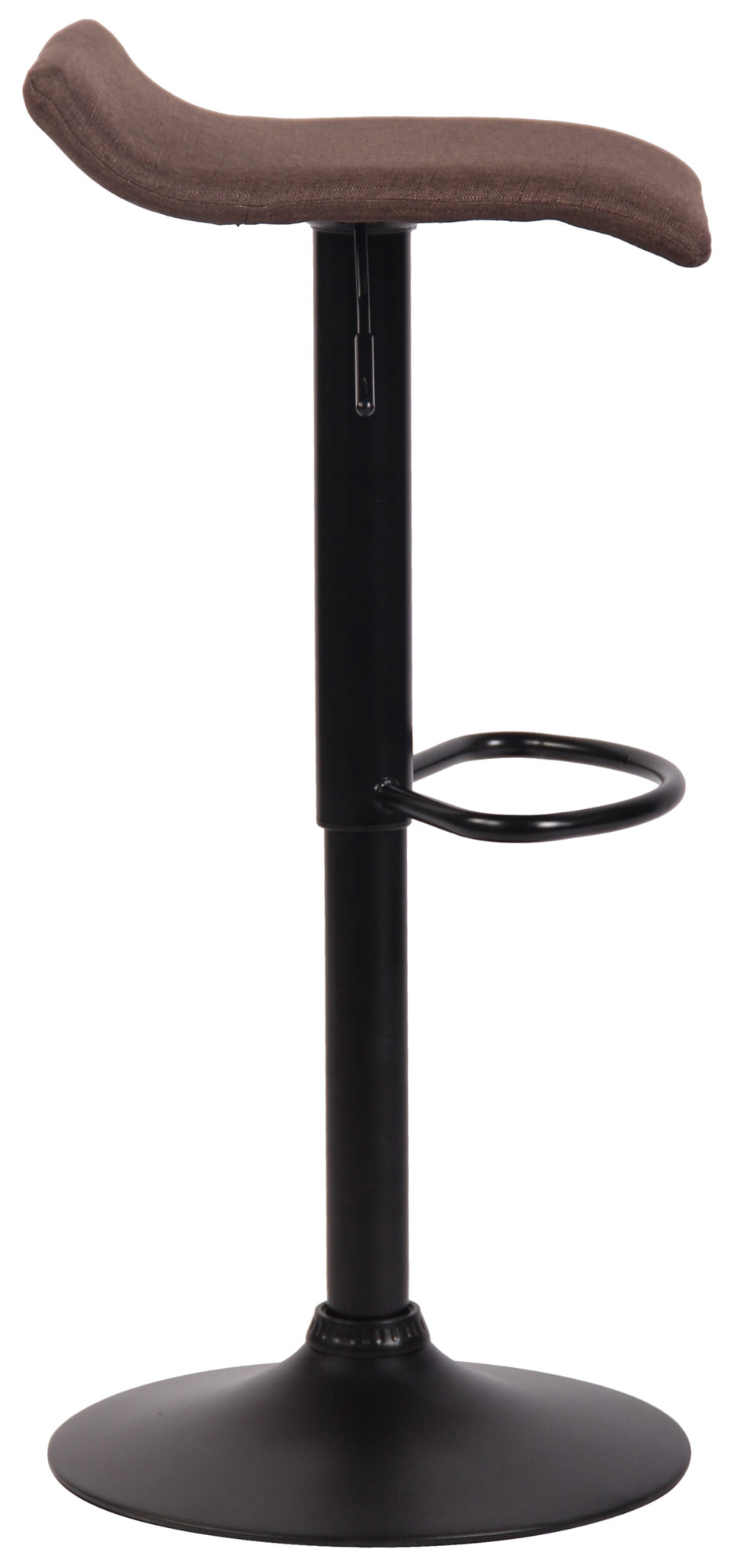 Tabouret de bar Dyn V2 tissu avec pied en métal