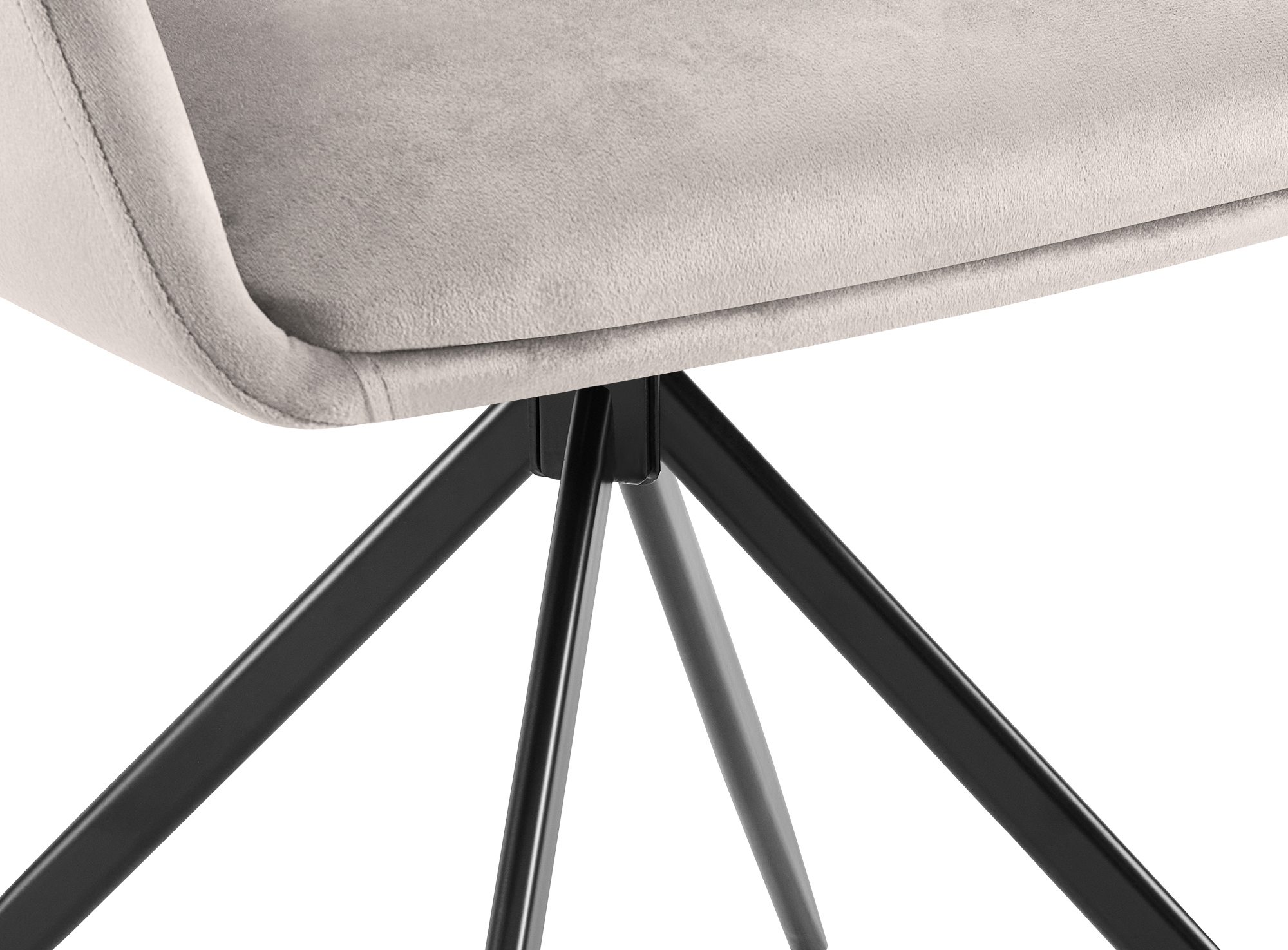 Chaise de salle à manger Olema velours