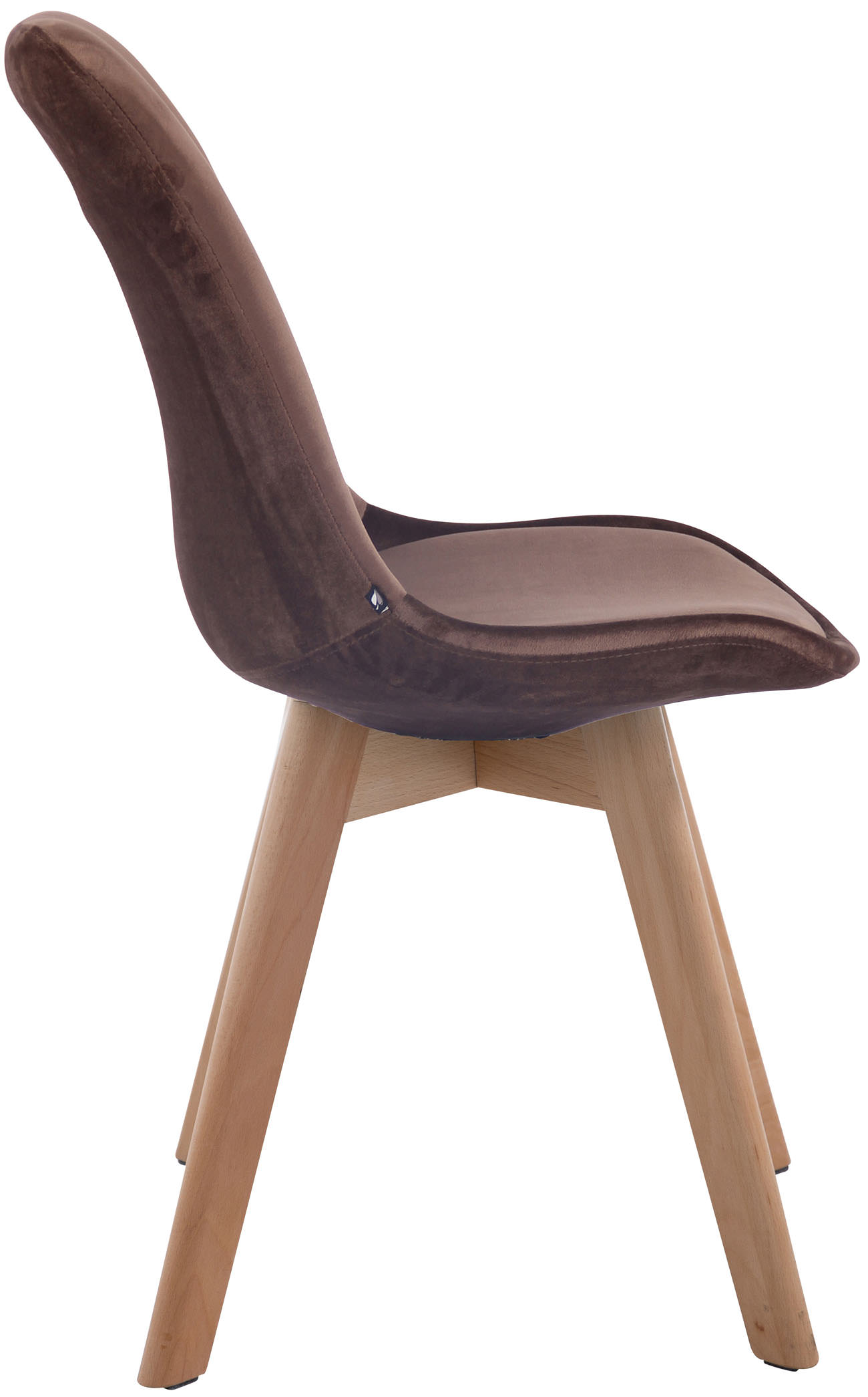 Chaise de salle à manger Borneo V2 en velours