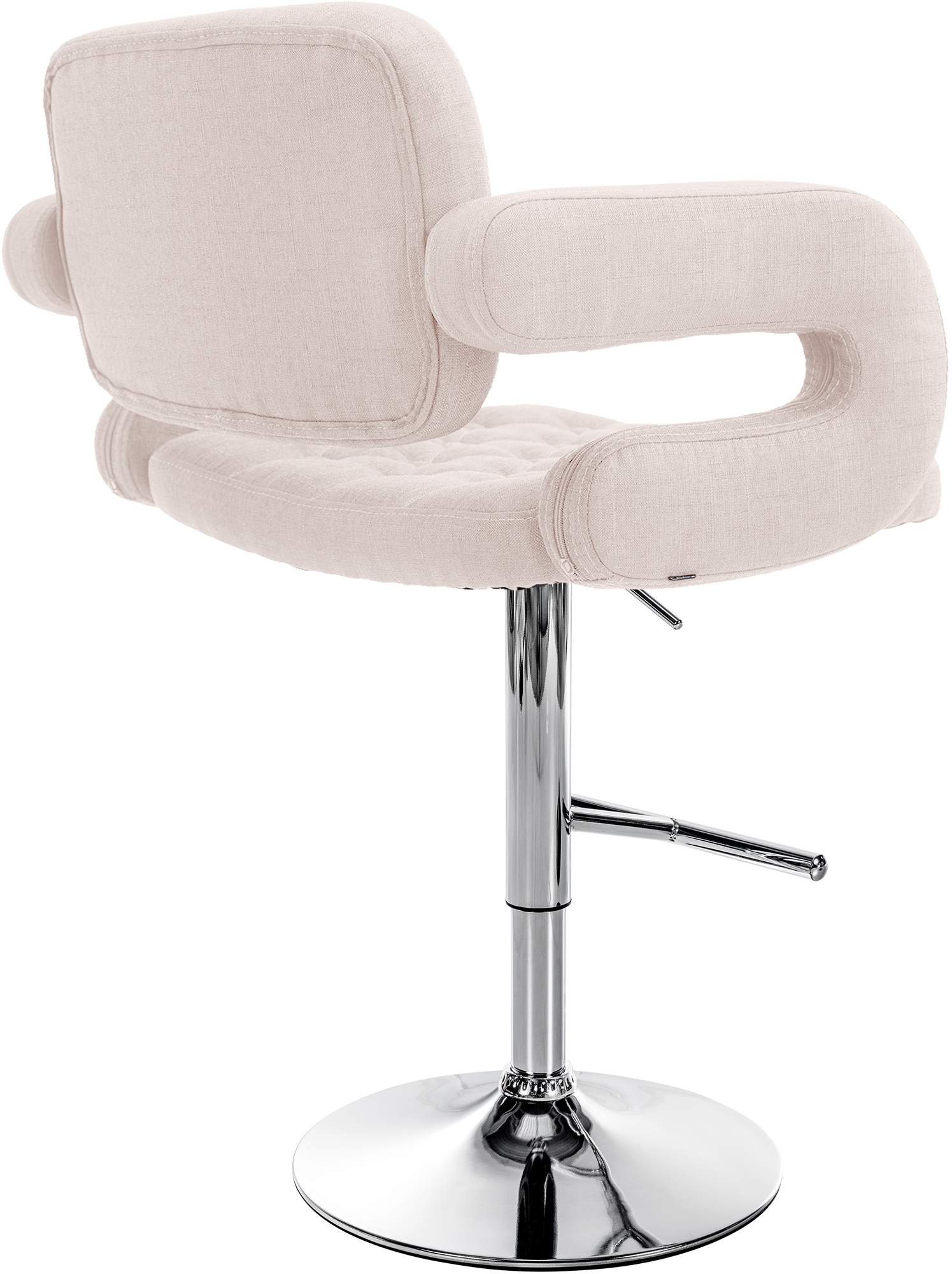 Lot de 2 tabourets de bar Dublin en tissu