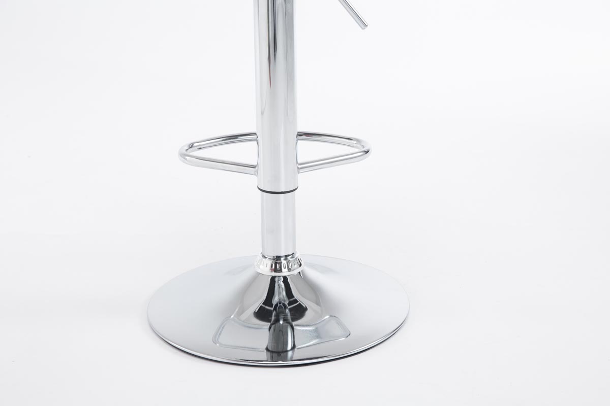 Tabouret de bar Köln en similicuir avec pied en métal