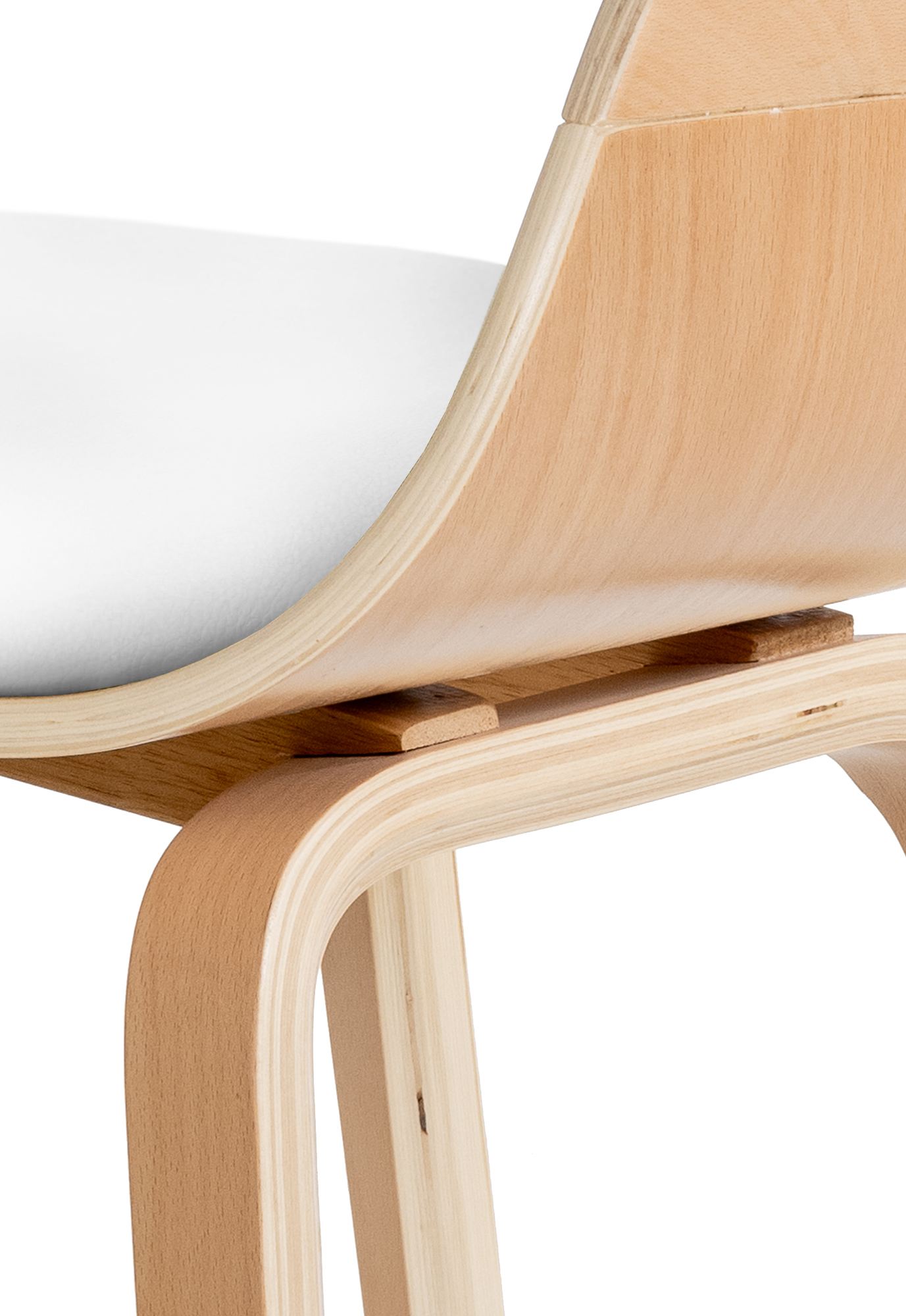Lot de 2 chaises de salle à manger Kingston en similicuir