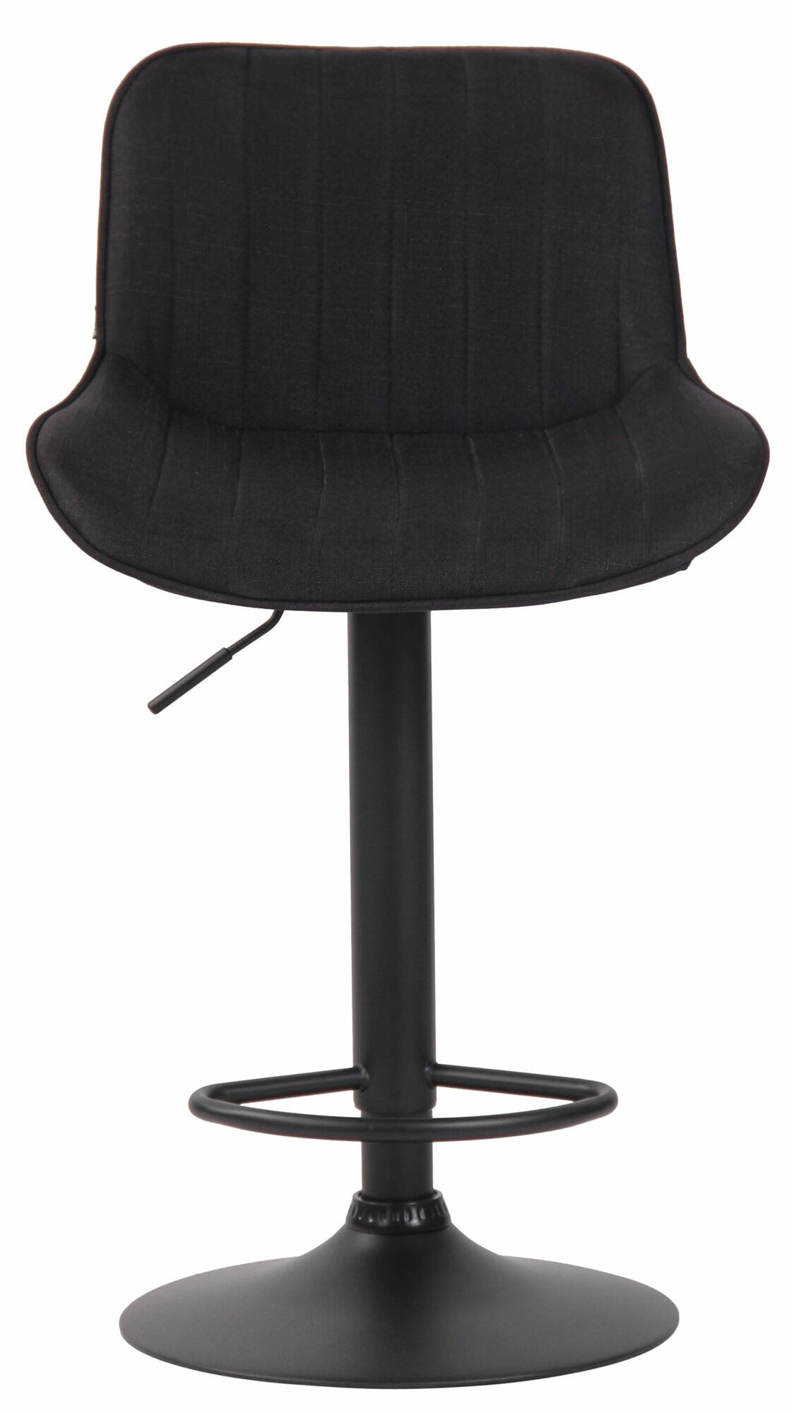 Lot de 2 Tabourets de bar Lentini en Tissu Pied trompette en Métal