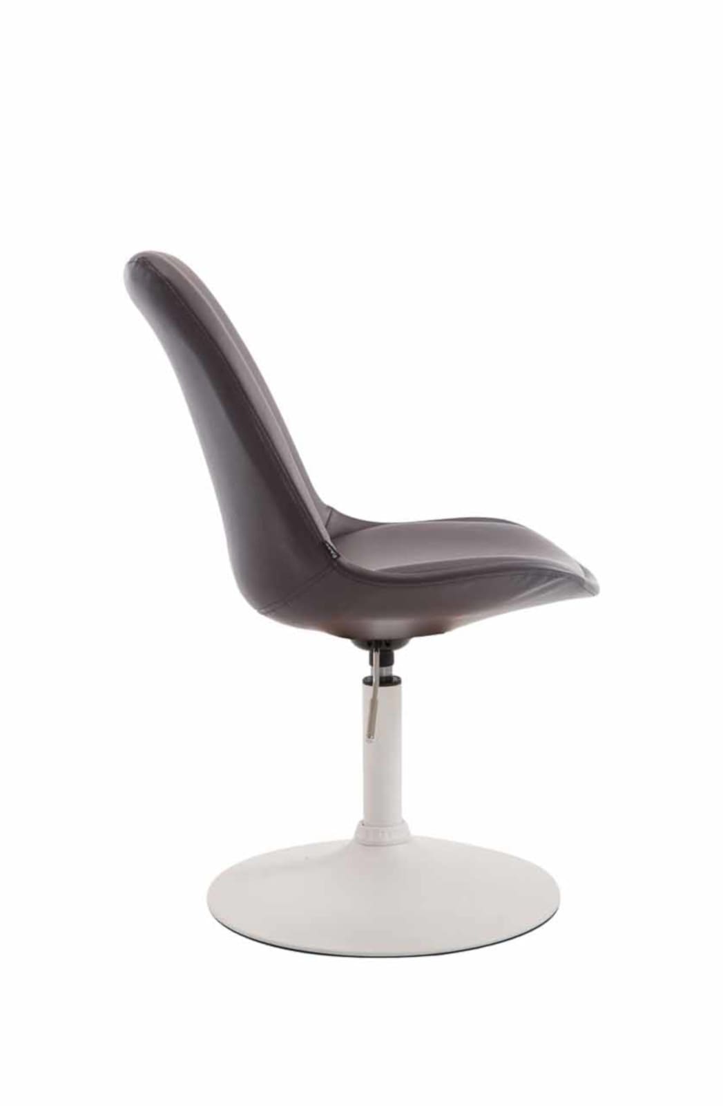 Lot de 4 Chaises de salle à manger Maverick similicuir avec pied trompette