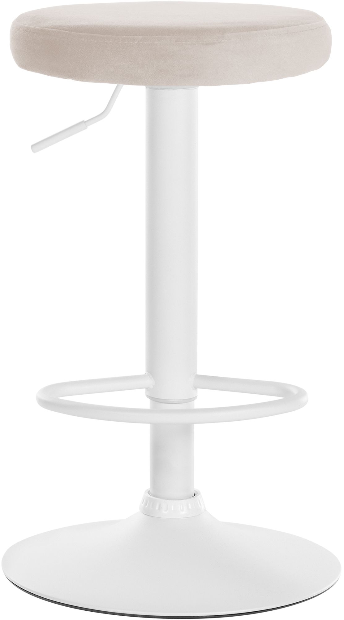 Lot de 2 tabourets de bar Ponte velours