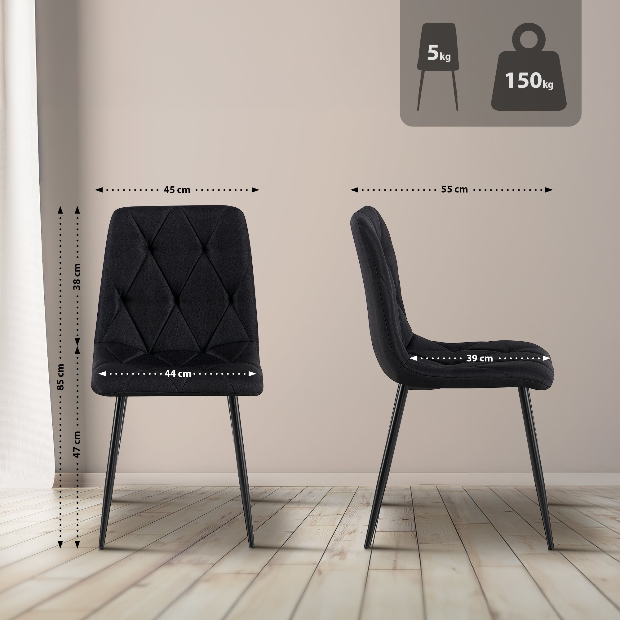 Chaise de salle à manger Clairton
