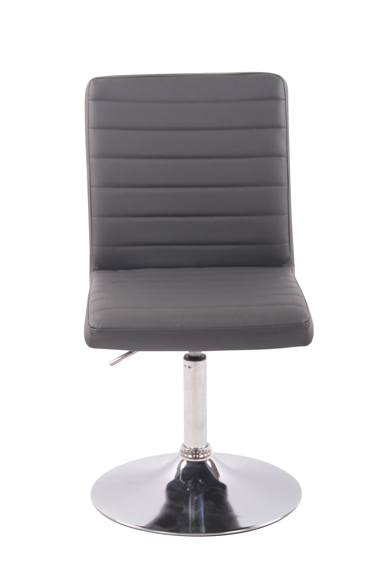 Chaise de salle à manger Elvas en similicuir avec pied trompette