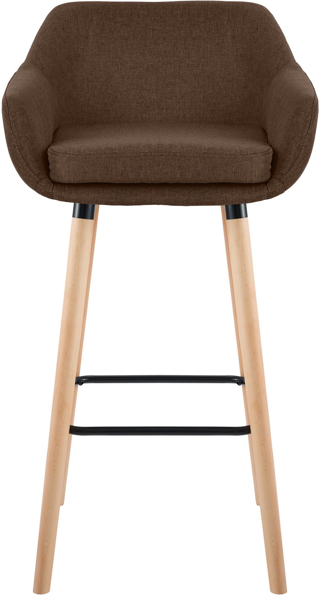 Lot de 2 tabourets de bar Grant en tissu