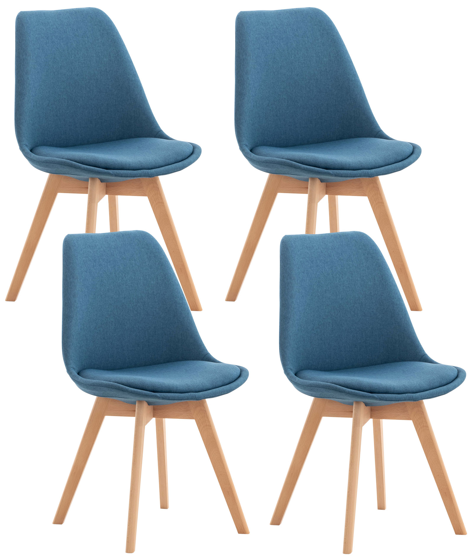 Lot de 4 chaises de salle à manger Linares