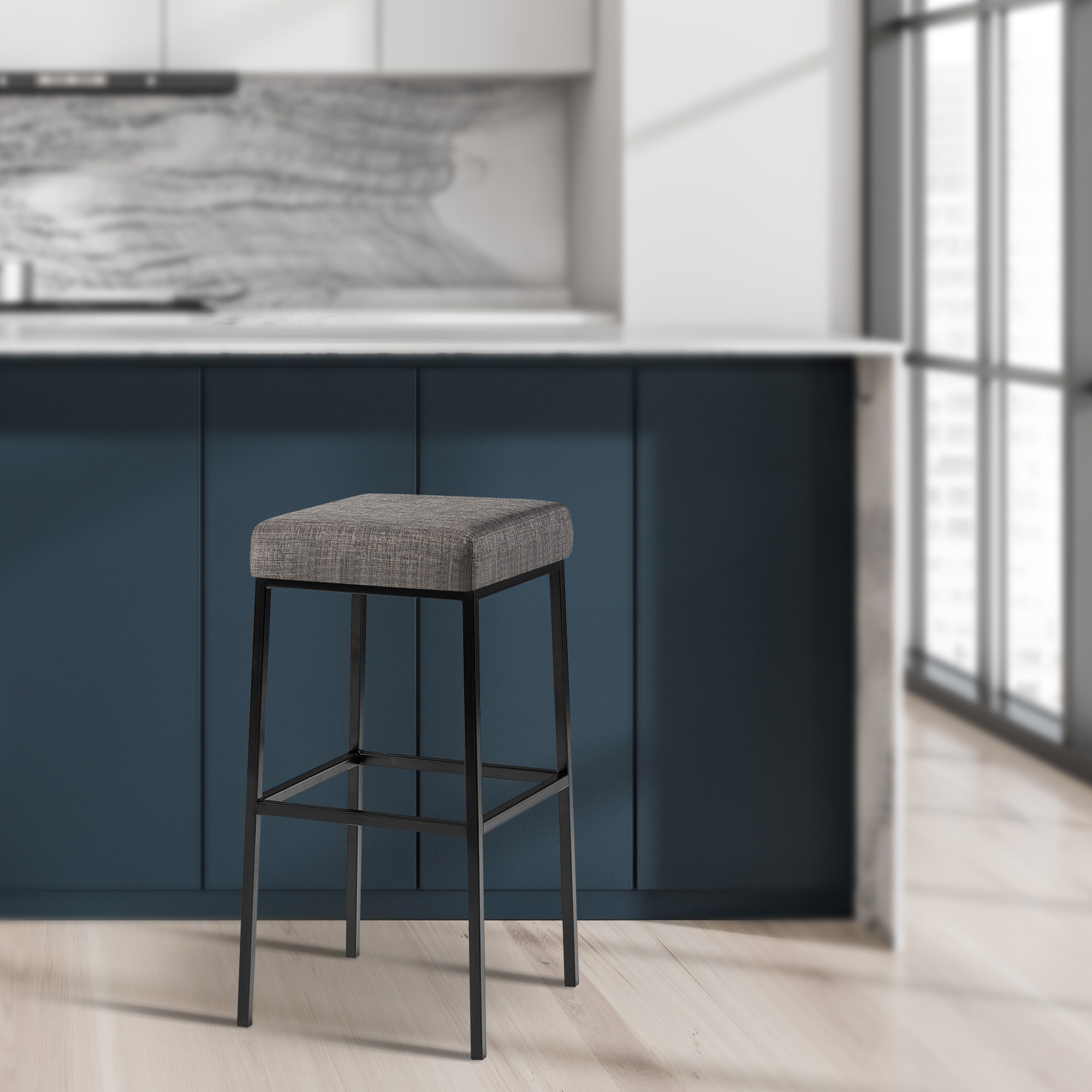 Tabouret de bar Montreal tissu