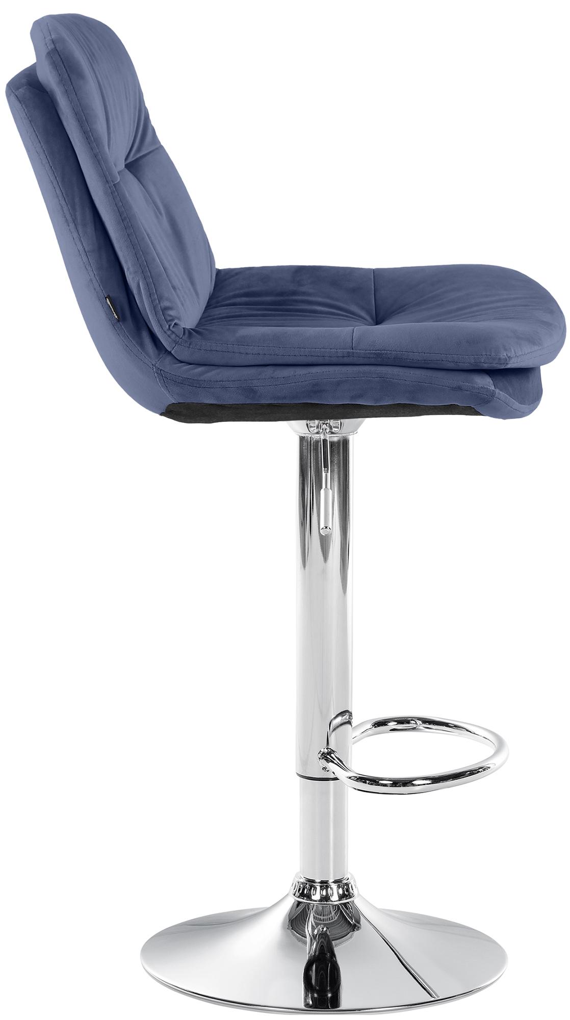 Tabouret de bar Laurel velours
