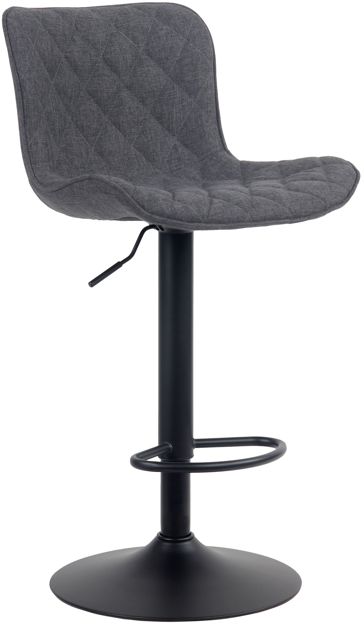 Tabouret de bar Emma Pied en Métal Hauteur réglable Siège pivotant
