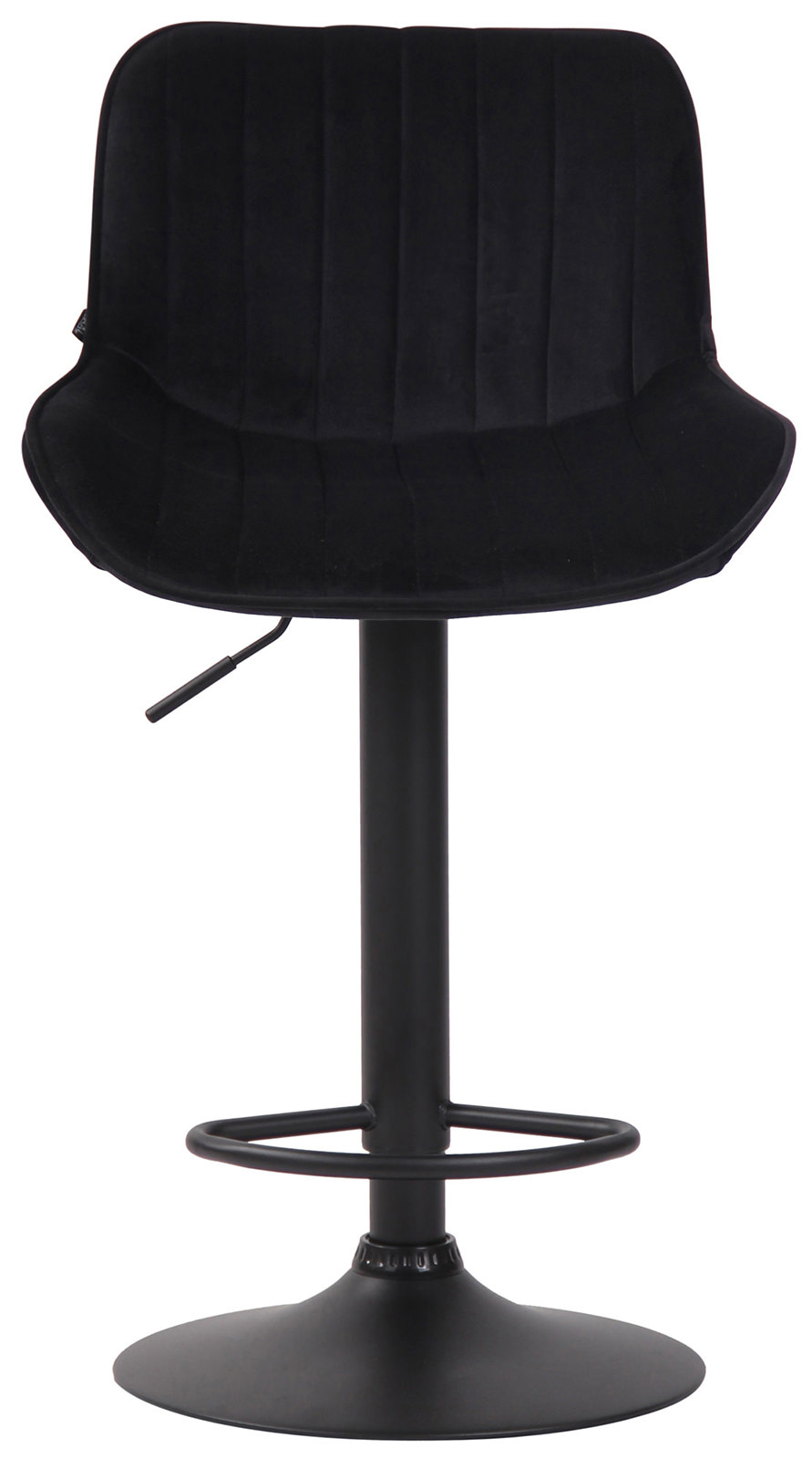 Lot de 2 Tabourets de bar Lentini en Velours Pied trompette en Métal