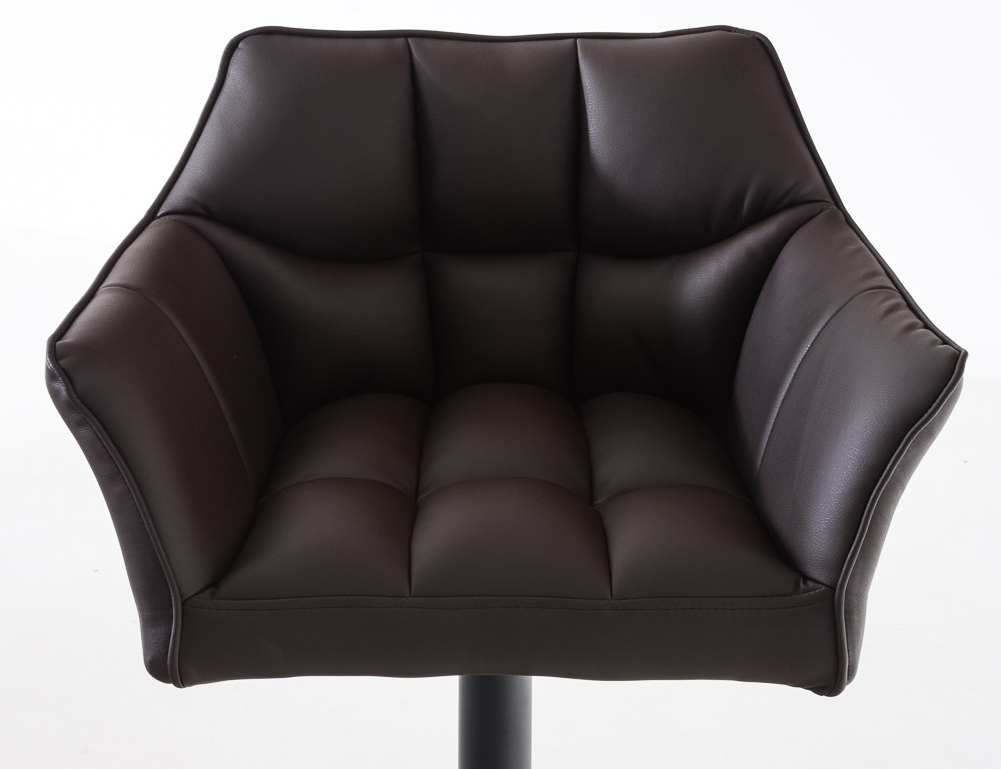 Lot de 2 tabourets de bar Damaso en similicuir
