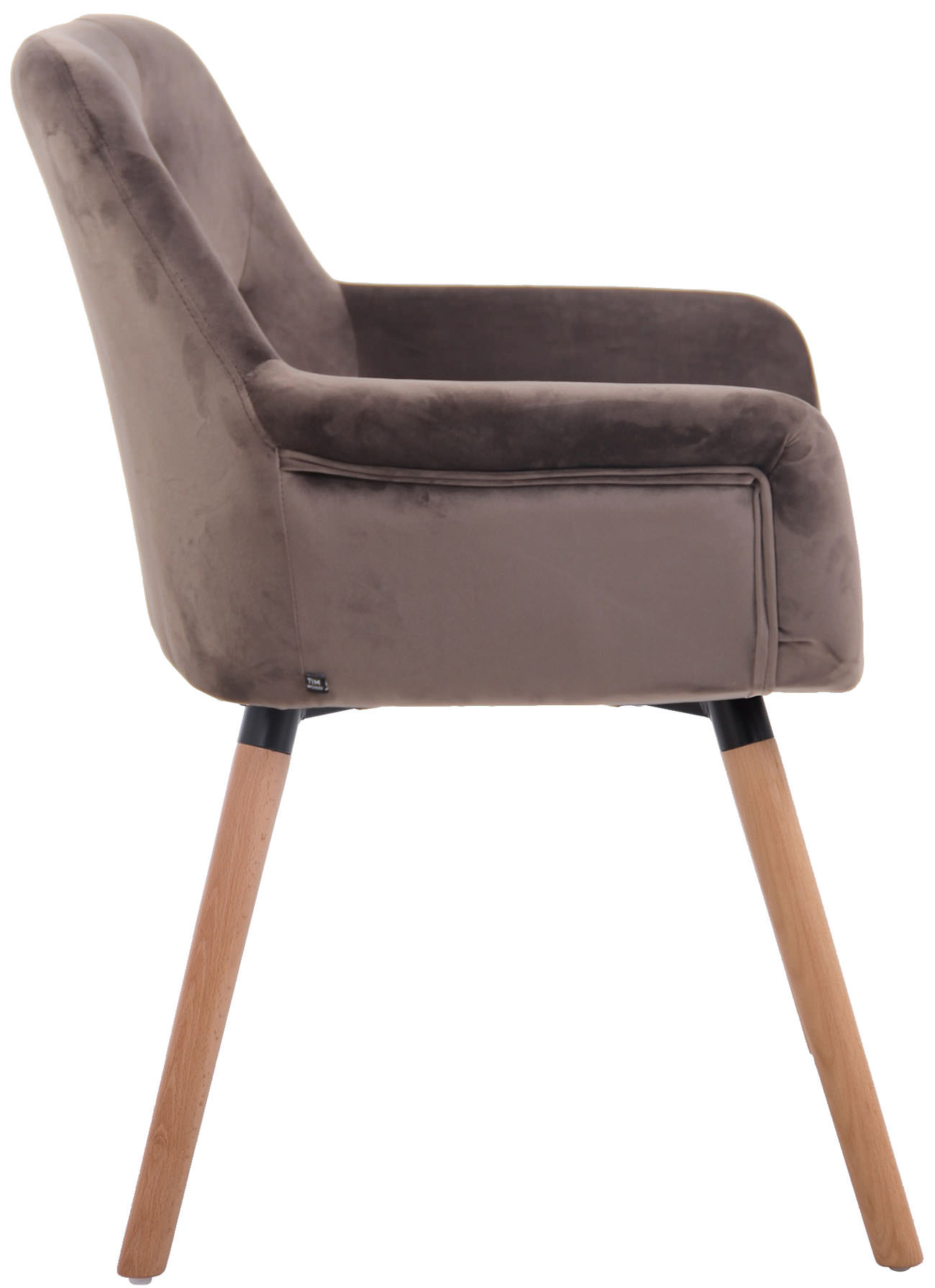 Chaise de salle à manger Cassidy en Velours