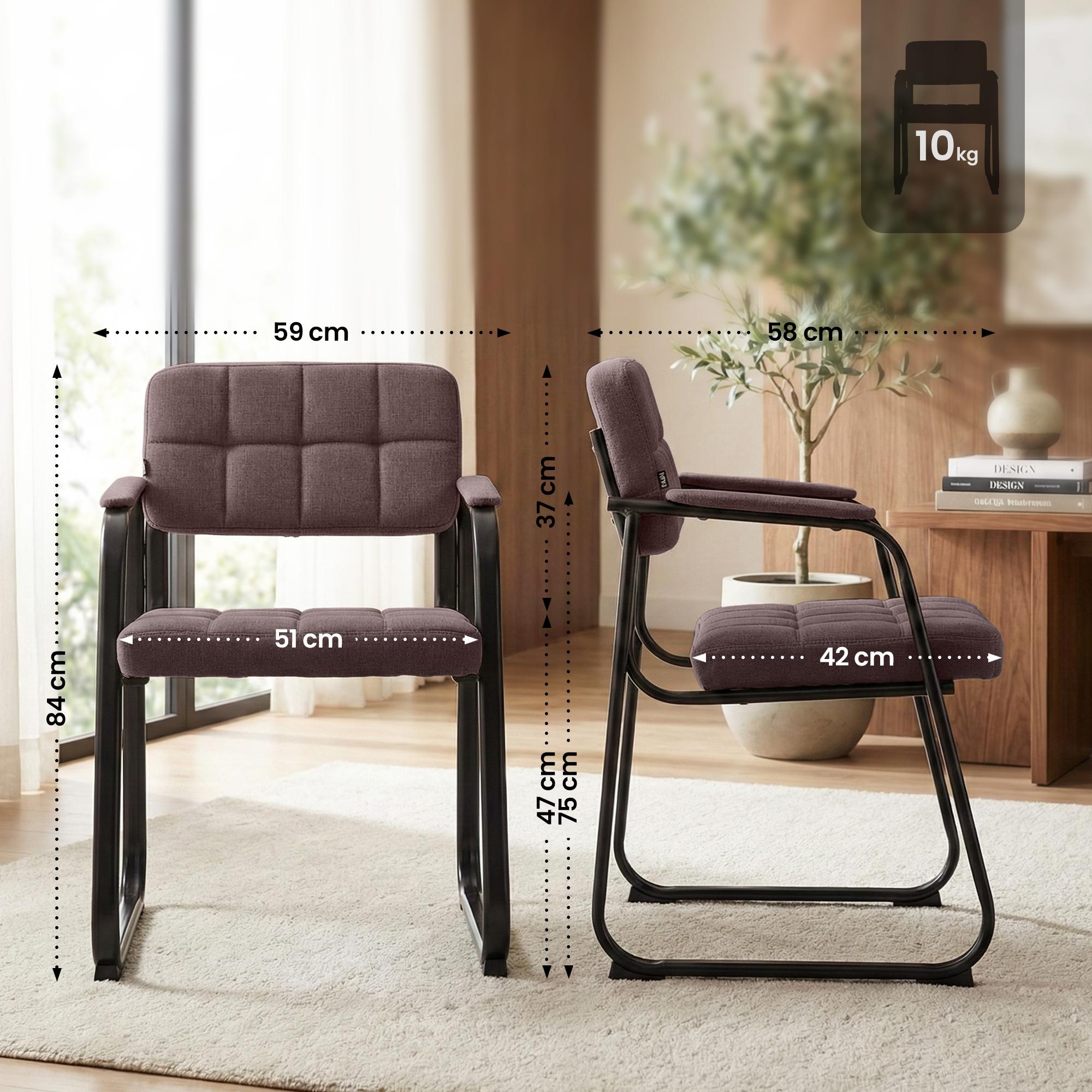 Chaise Visiteur Canada B Tissu