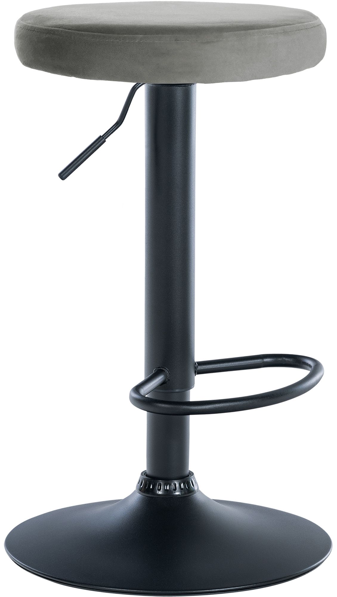Tabouret de bar Ponte revêtement velours