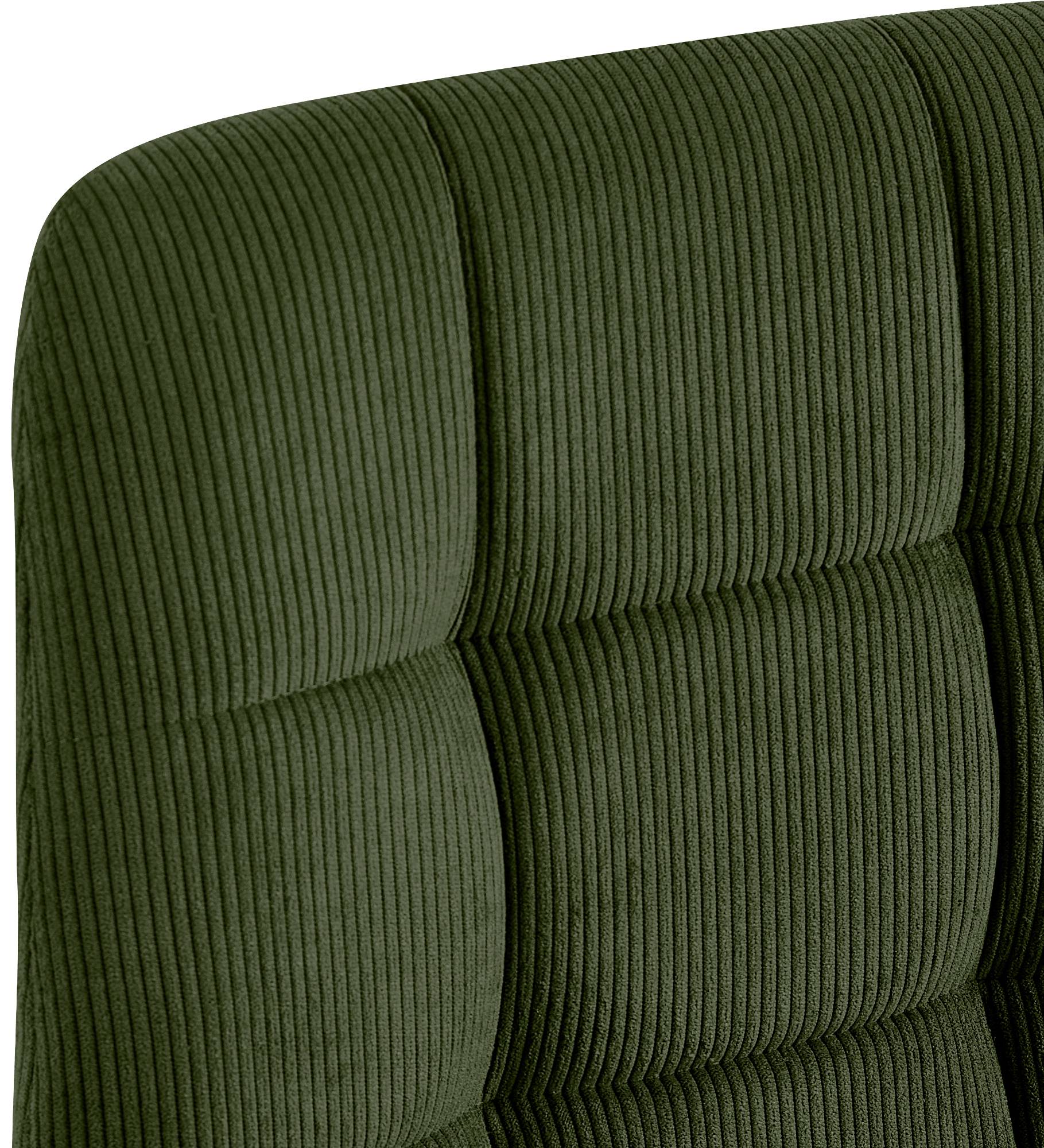 Lot de 2 chaises de salle a manger Antibes en velours cotele