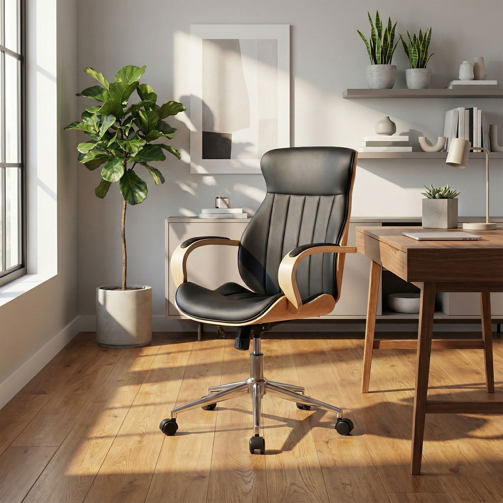 Fauteuil de bureau Melilla en similicuir