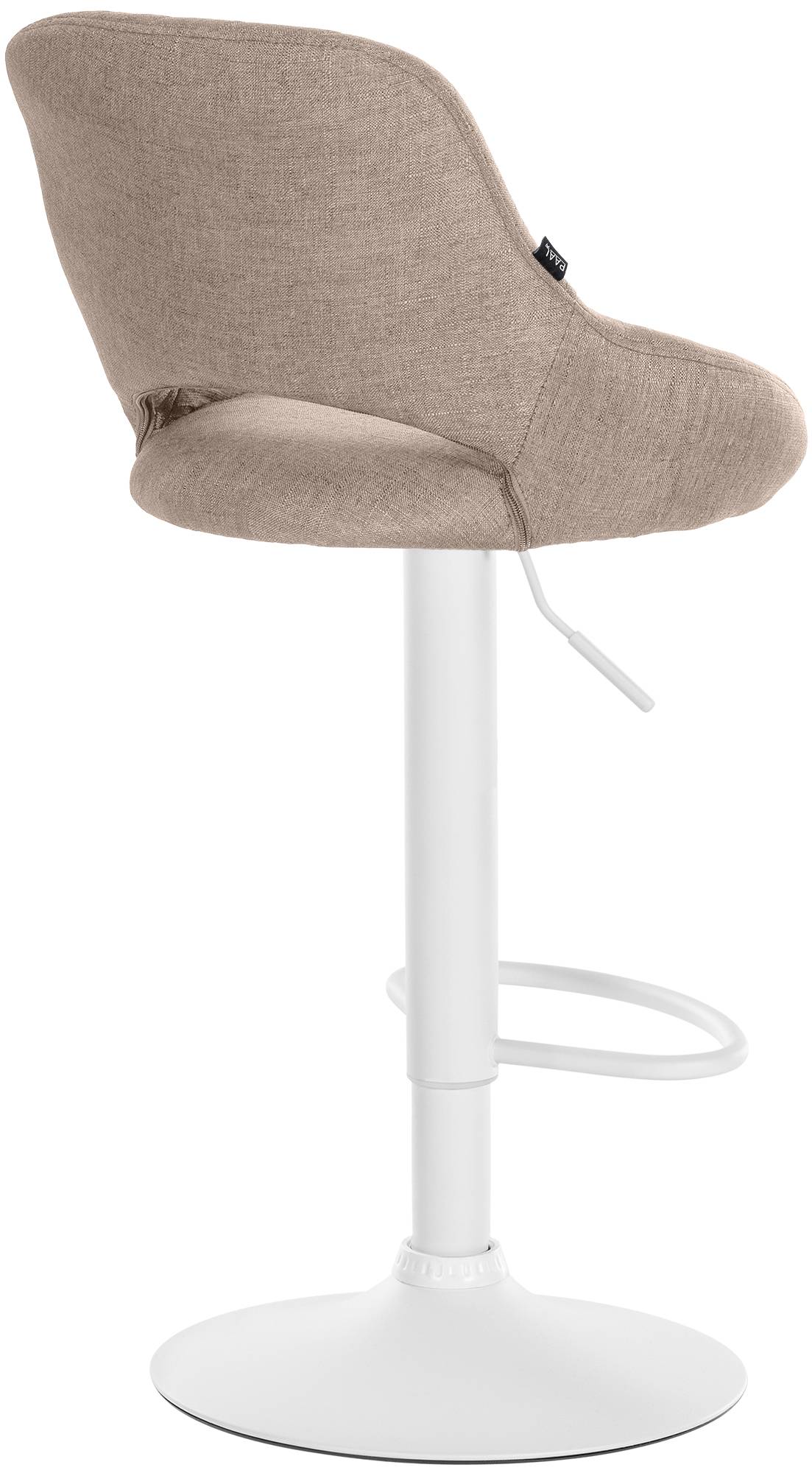 Lot de 2 tabourets de bar Milet en tissu