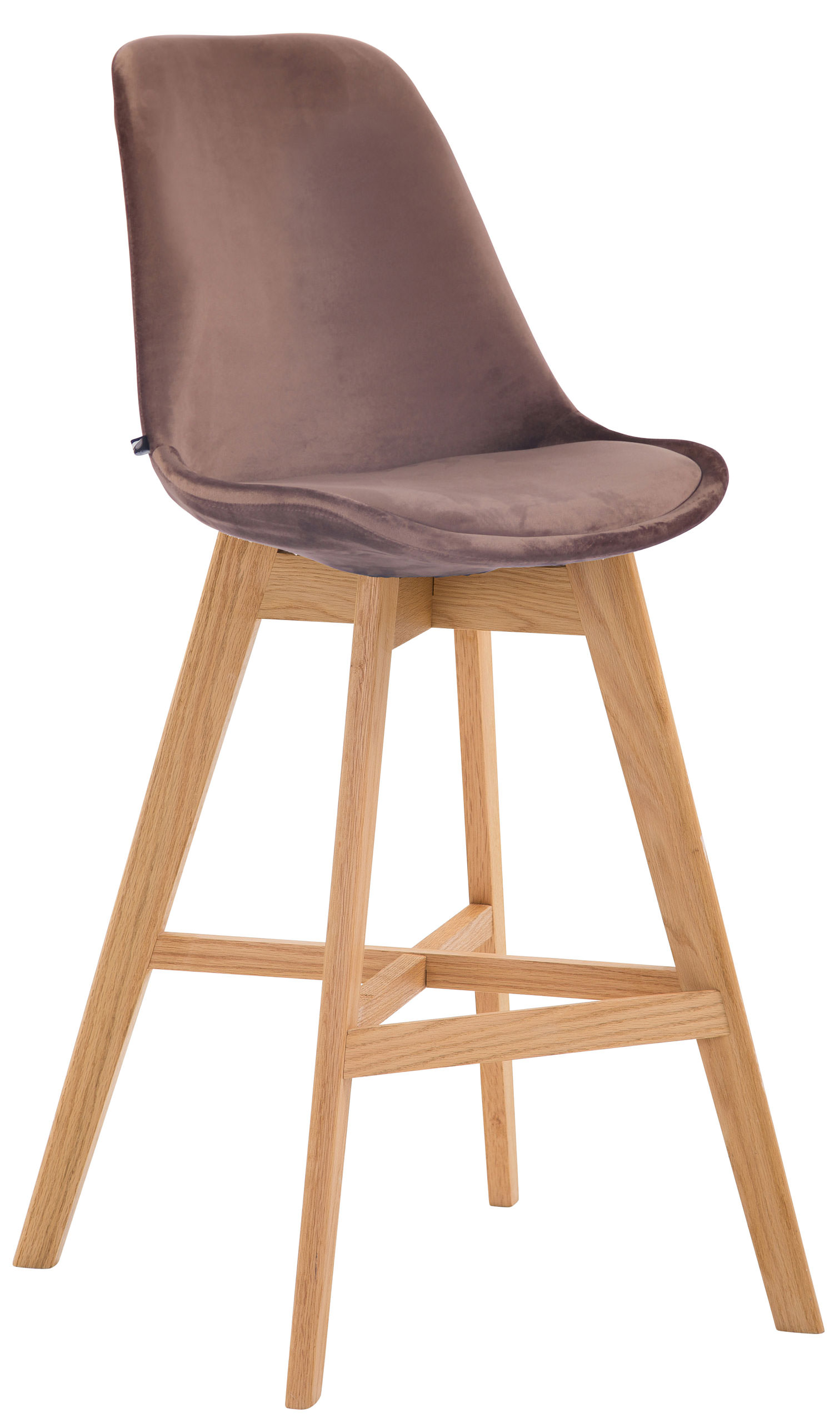 Tabouret de bar Cannes en velours