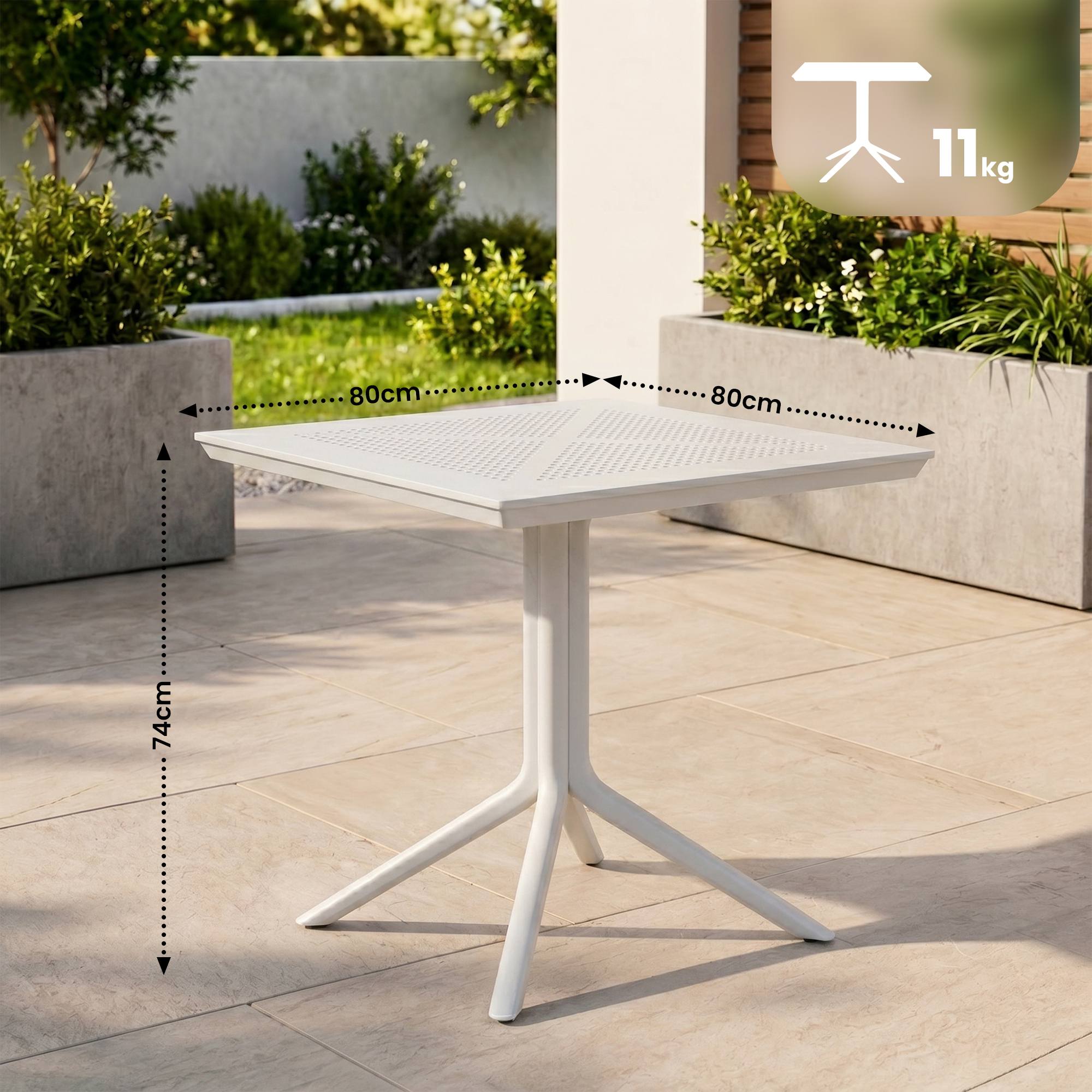 Table Lenval 80x80 cm