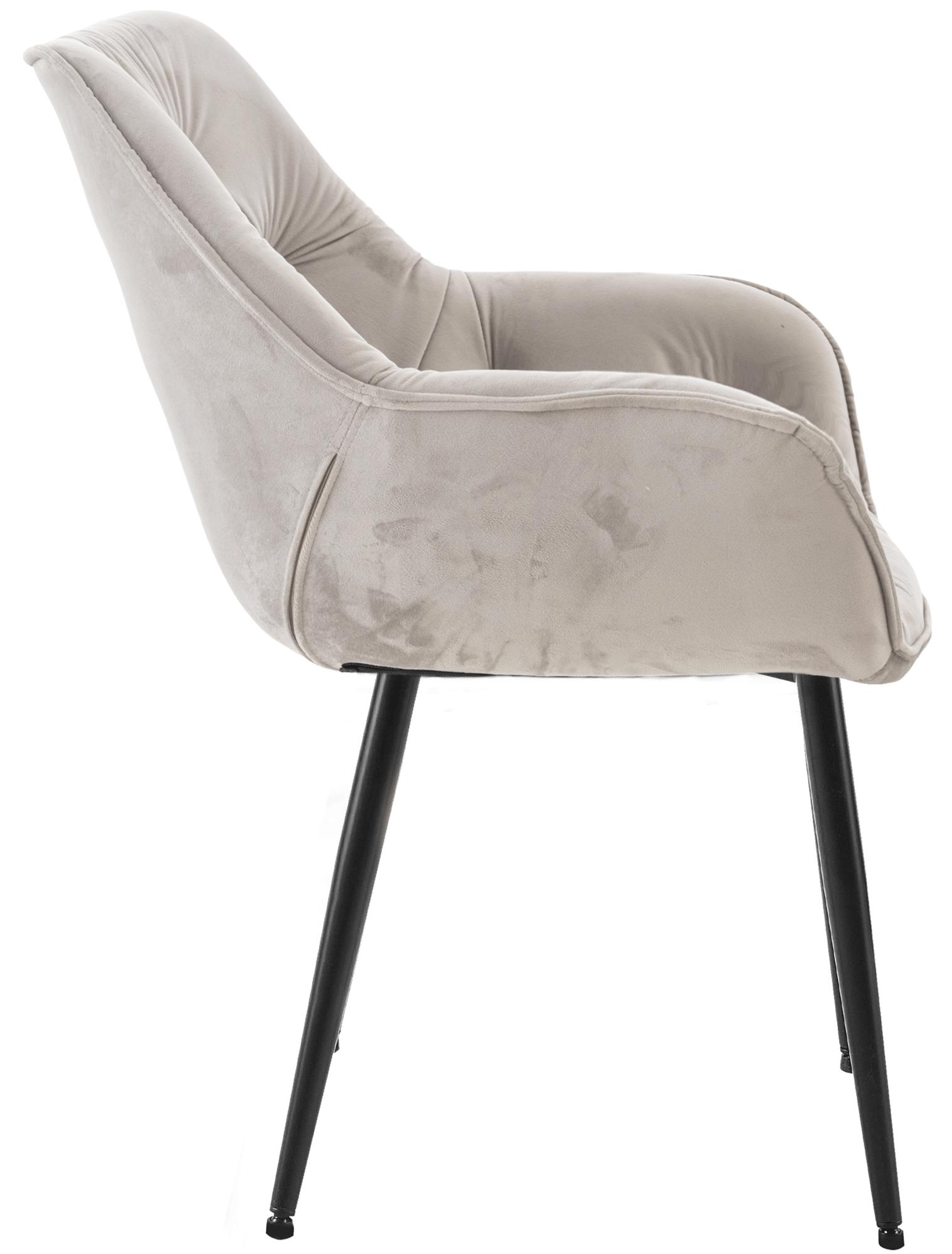 Lot de 2 chaises Tanna velours