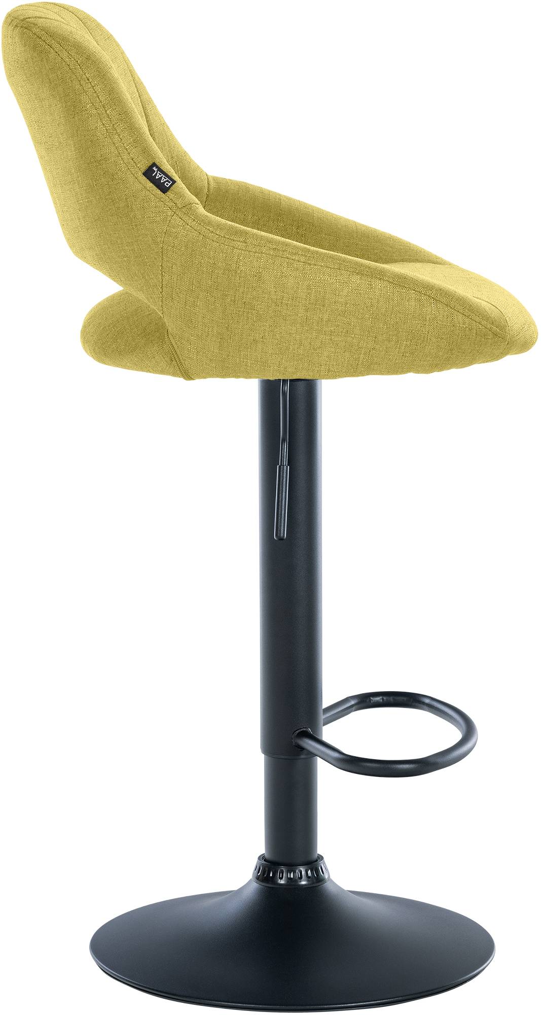 Lot de 2 tabourets de bar Milet en tissu