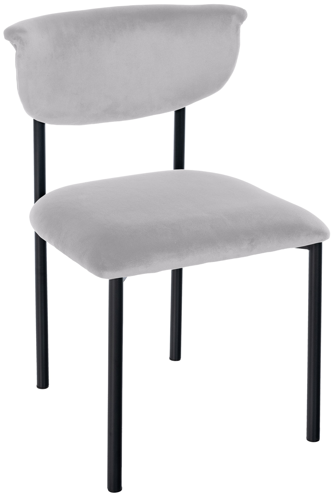 Chaise de salle à manger Gambell en Velours