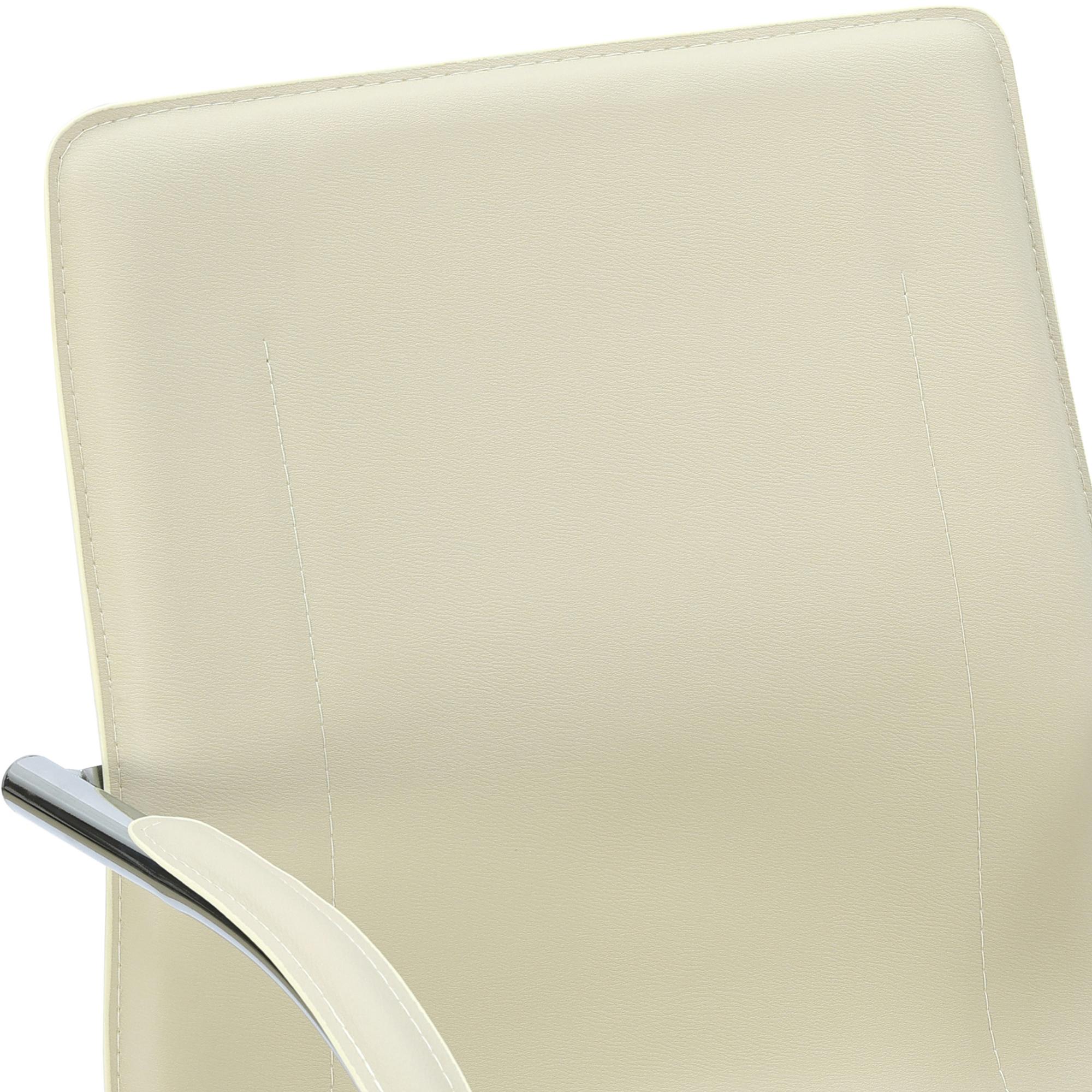 Chaise cantilever Noeleen en simili cuir