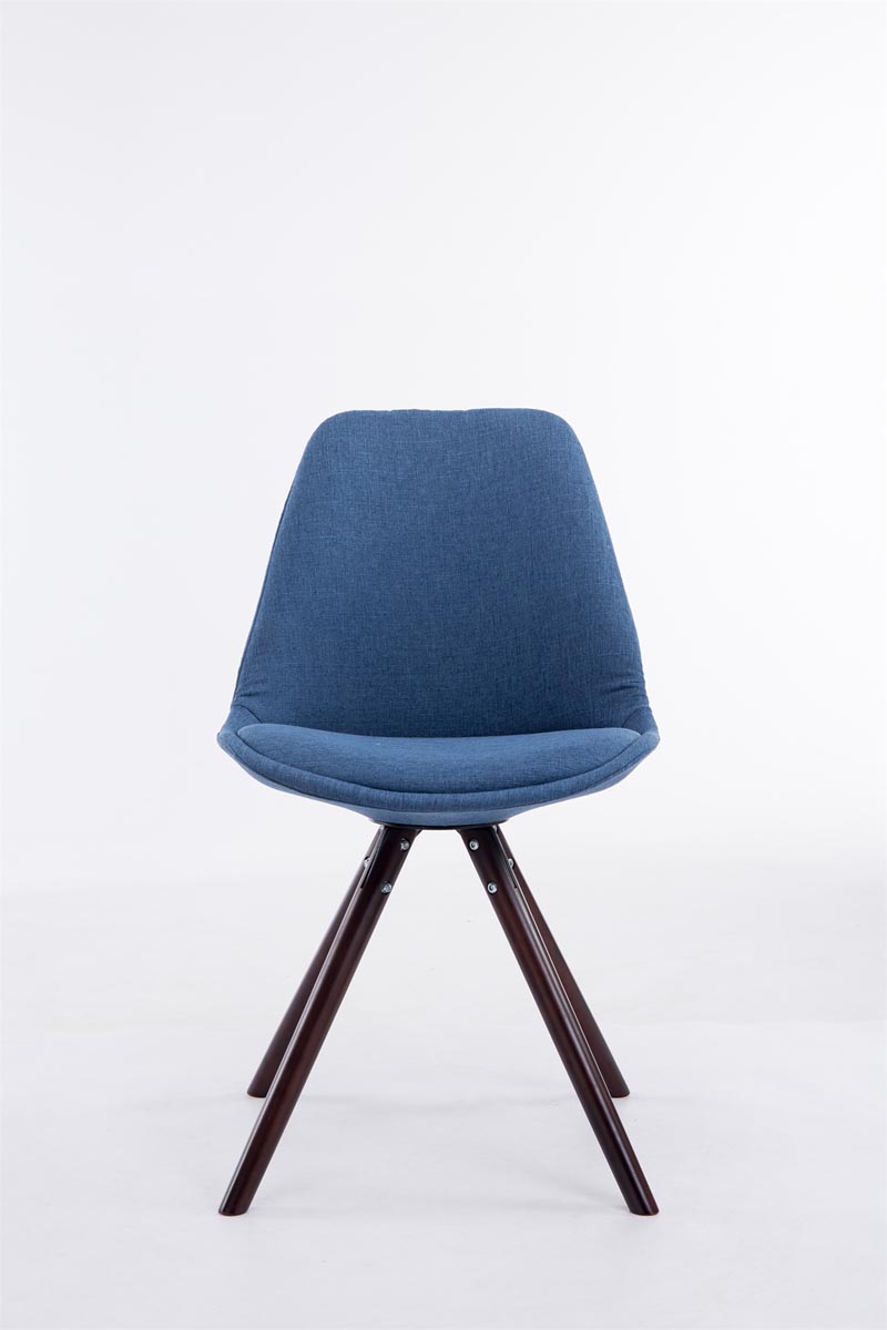 Chaise Toulouse tissu pieds ronds