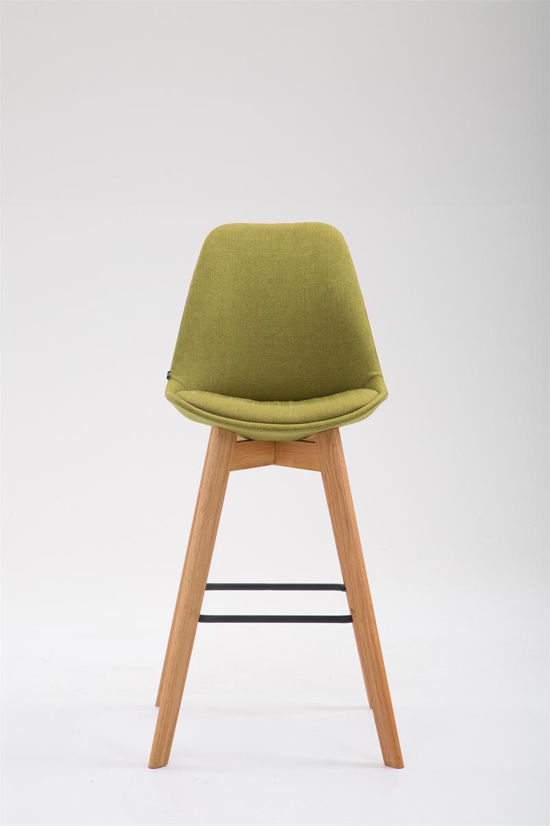 Tabouret de Metz tissu blanc