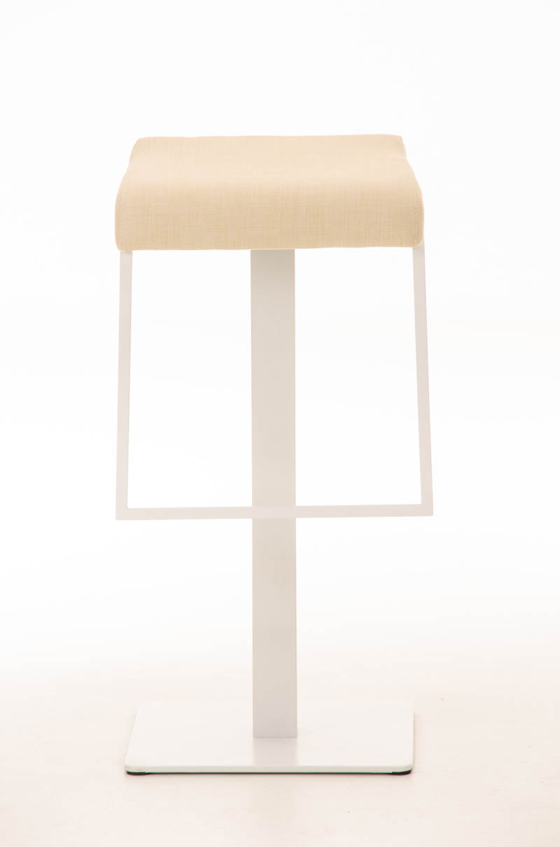 Tabouret de bar Lameng W78 tissu avec pied en métal
