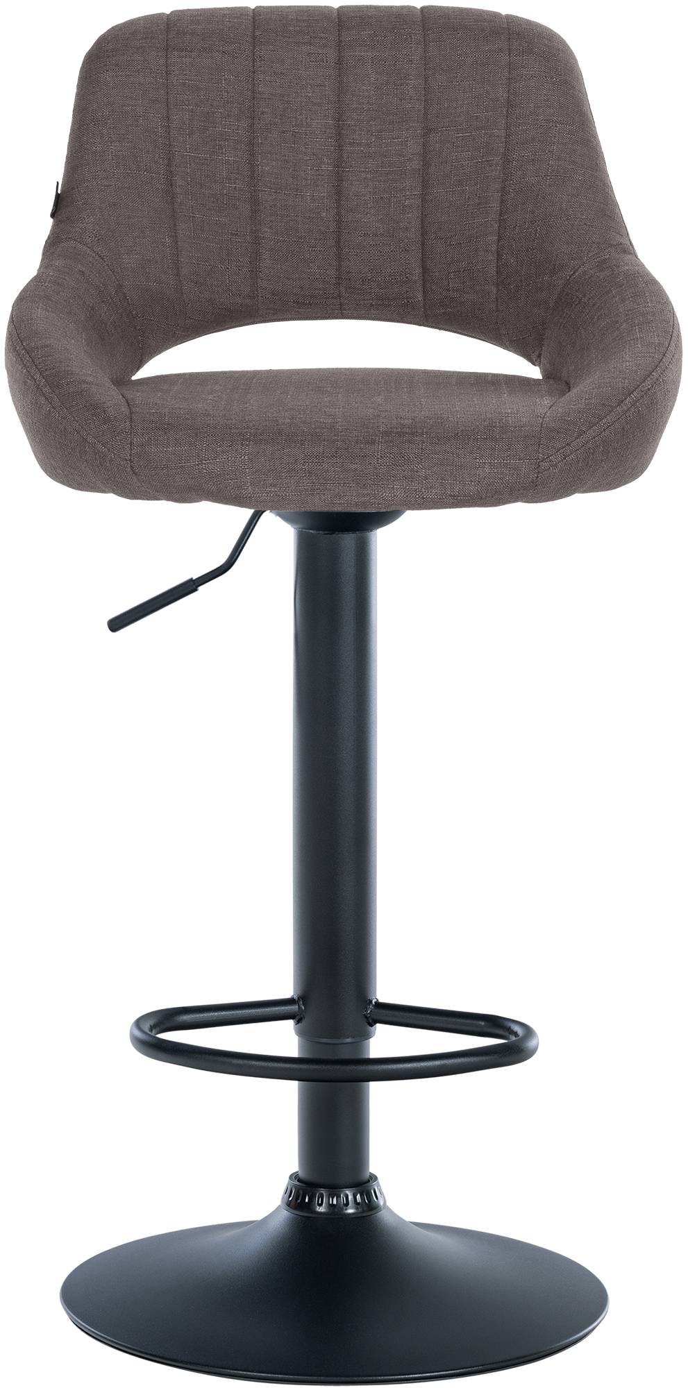 Lot de 2 tabourets de bar Milet en tissu