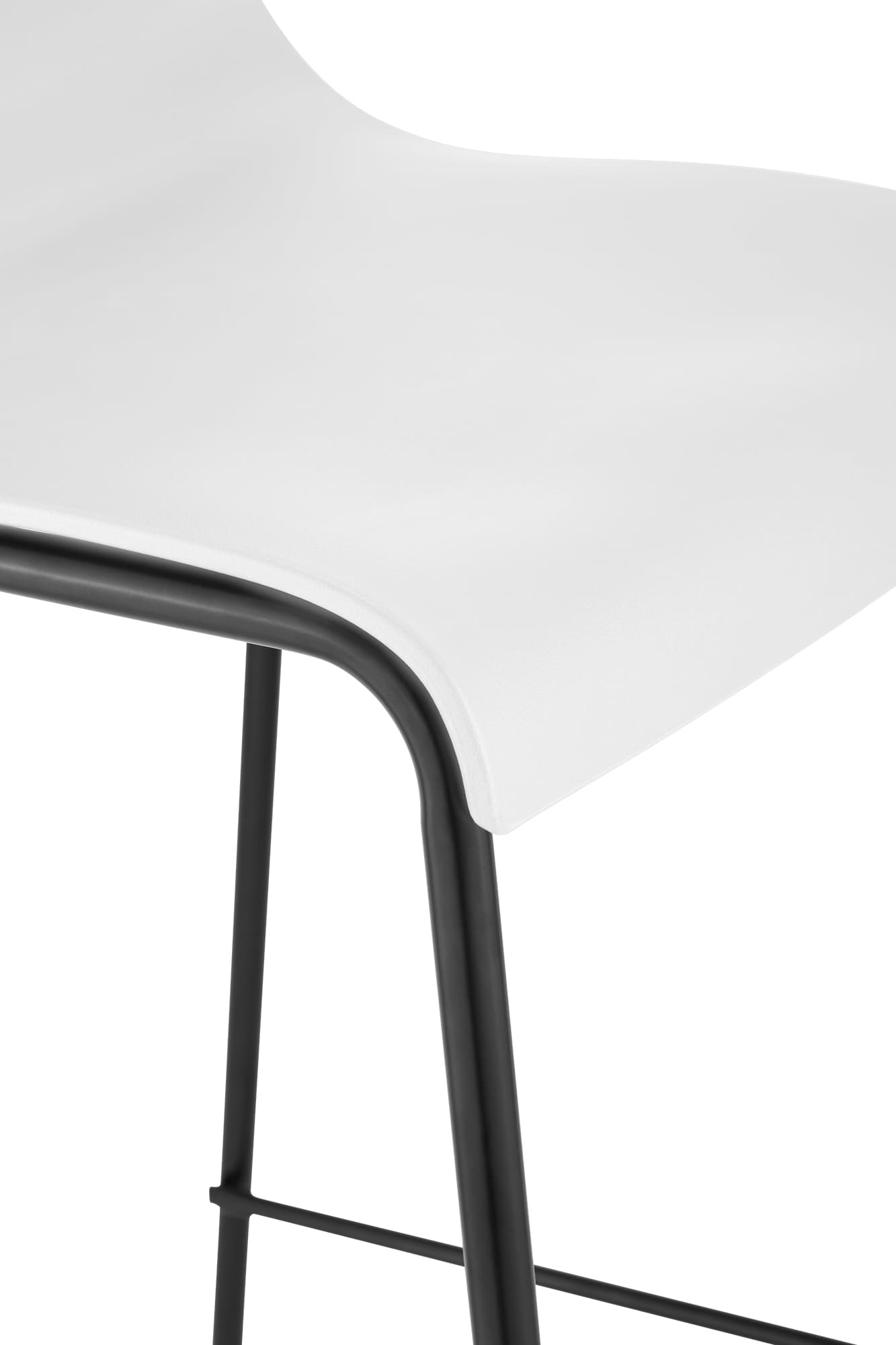 Lot de 2 tabourets de bar Hover en plastique