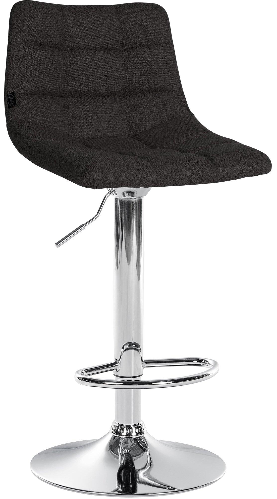 Lot de 2 tabourets de bar Jerry tissu