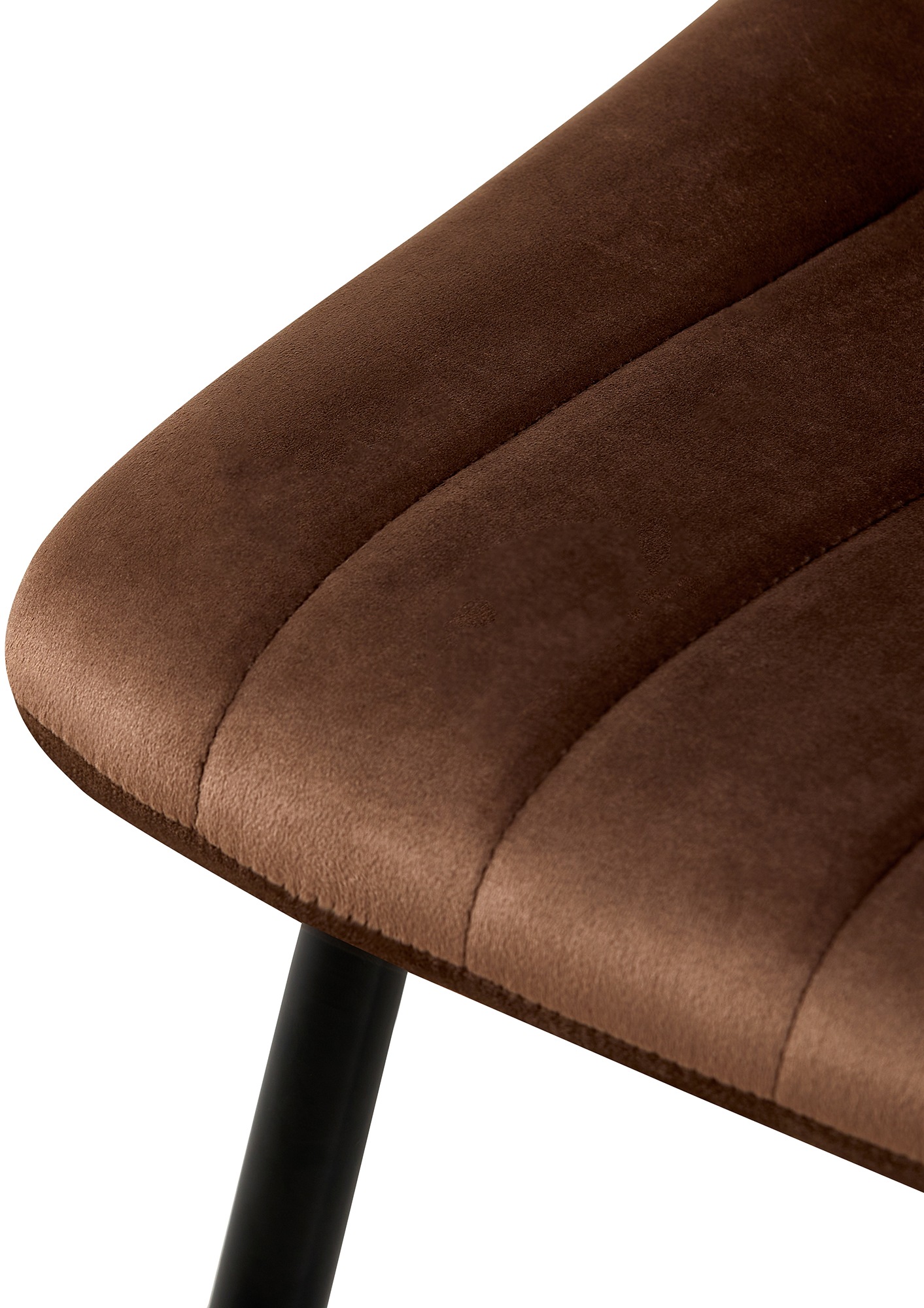 Chaise de salle à manger Dijon avec Piètement en métal noir