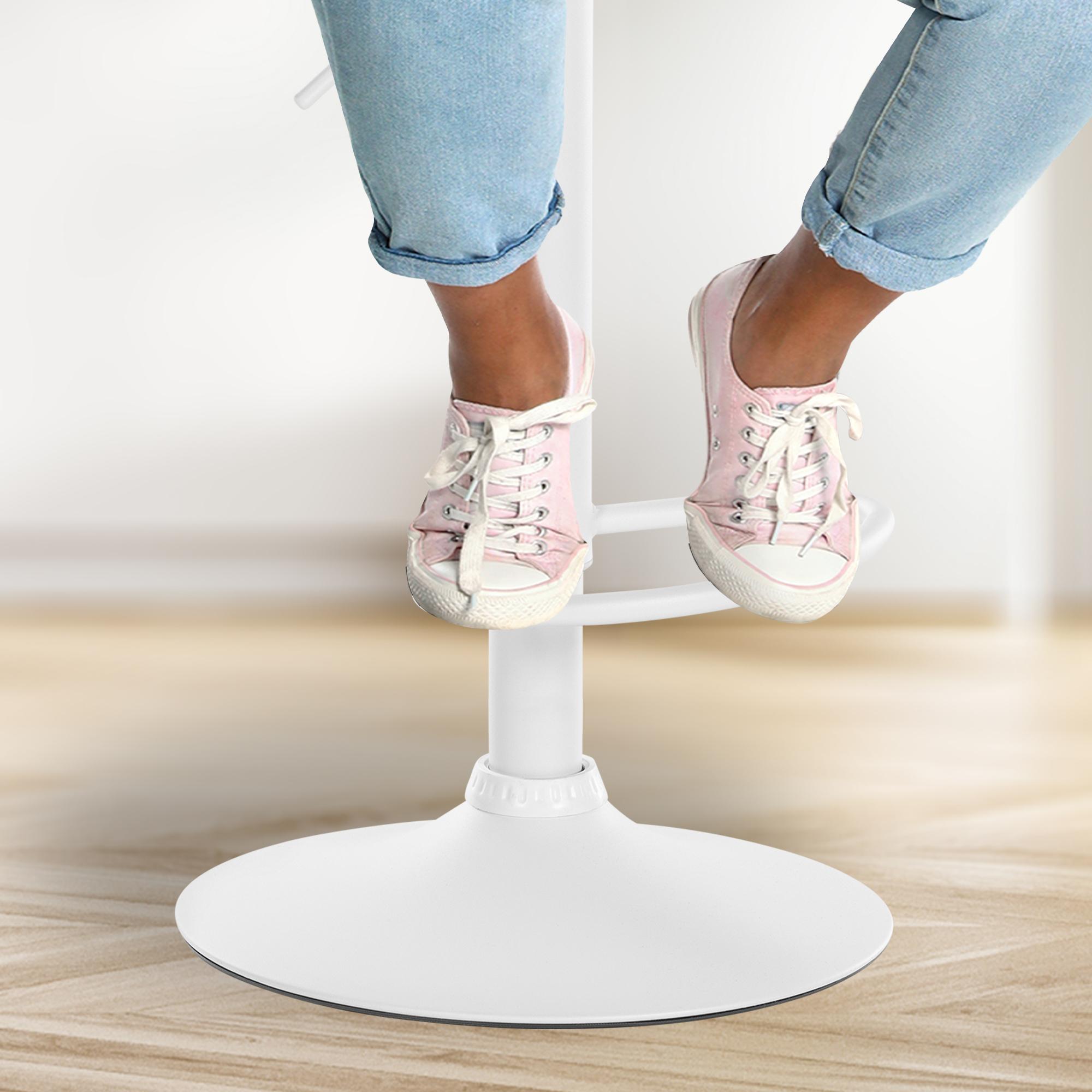 Lot de 2 tabourets de bar Solon blanc