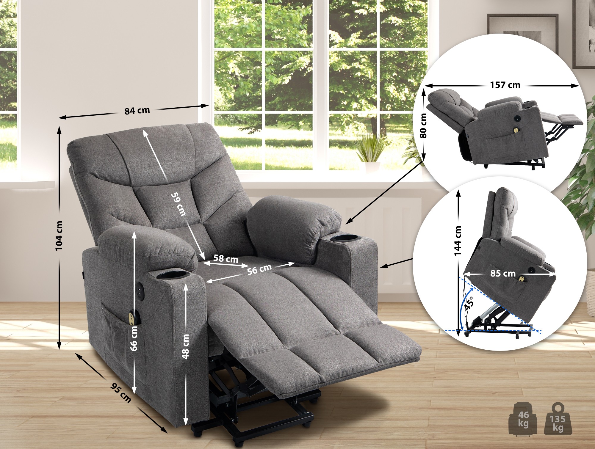Fauteuil Andover